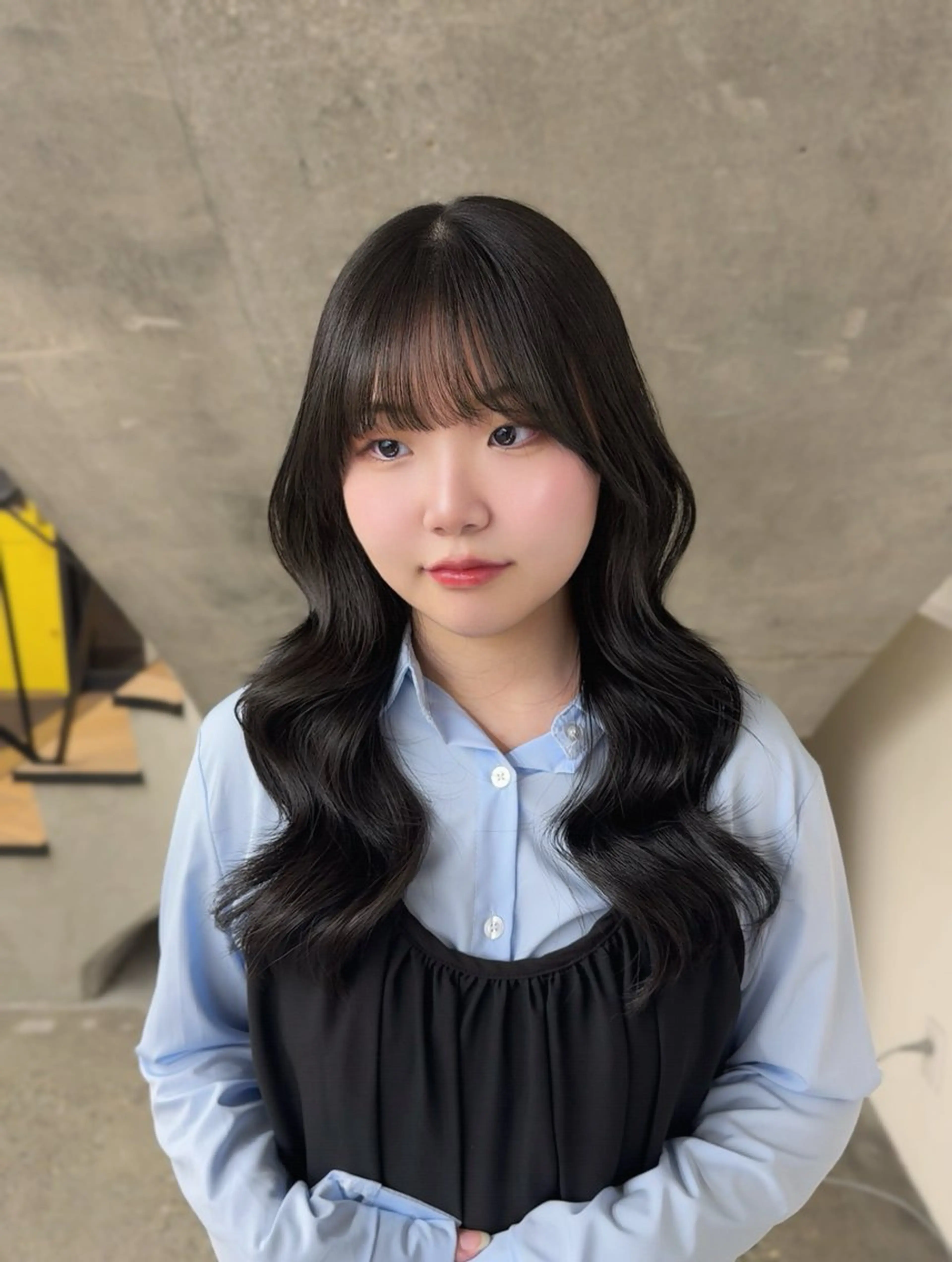 ロング カラー ヘアカラー 小野寺 彩圭のヘアスタイル