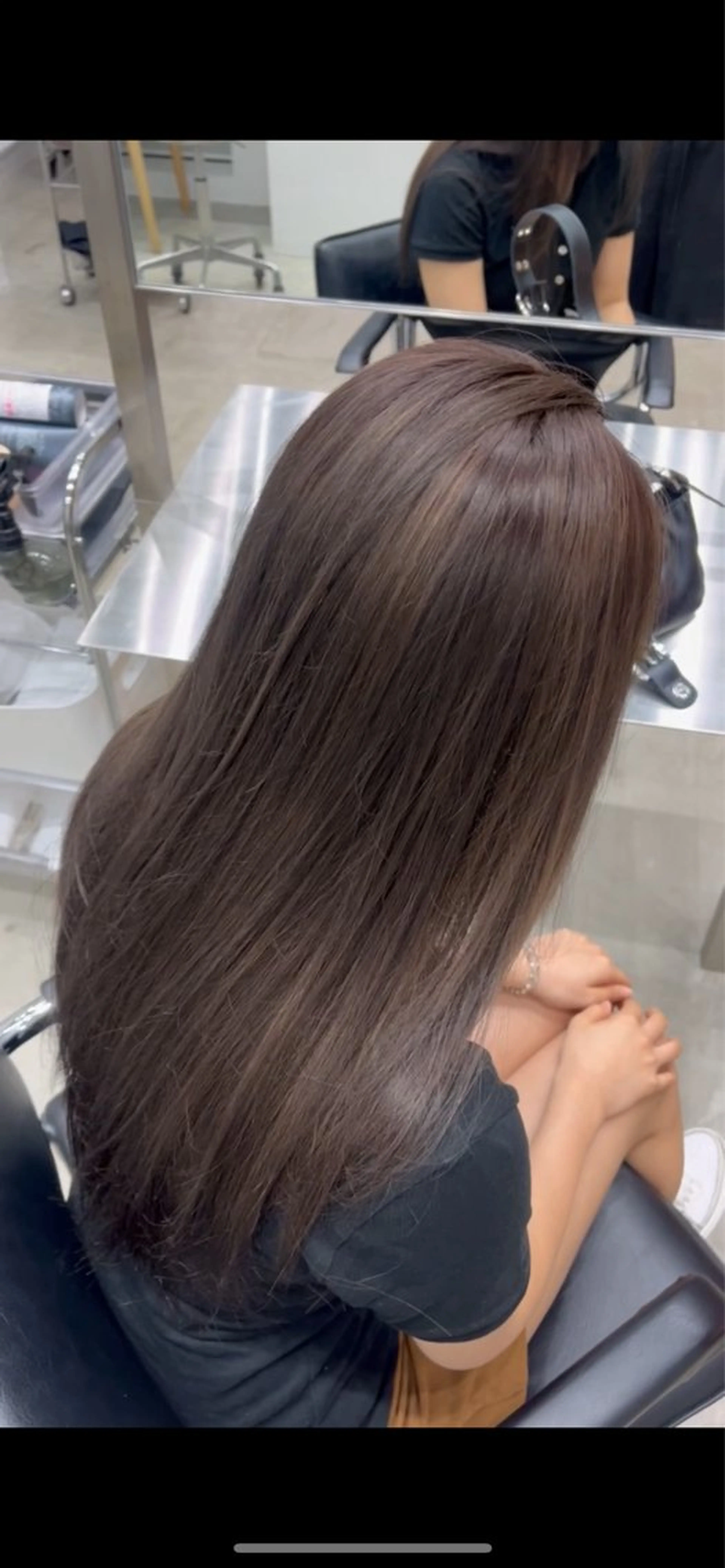 ロング カラー 夏果⭐︎fifth 天神 海外風パーマのヘアスタイル