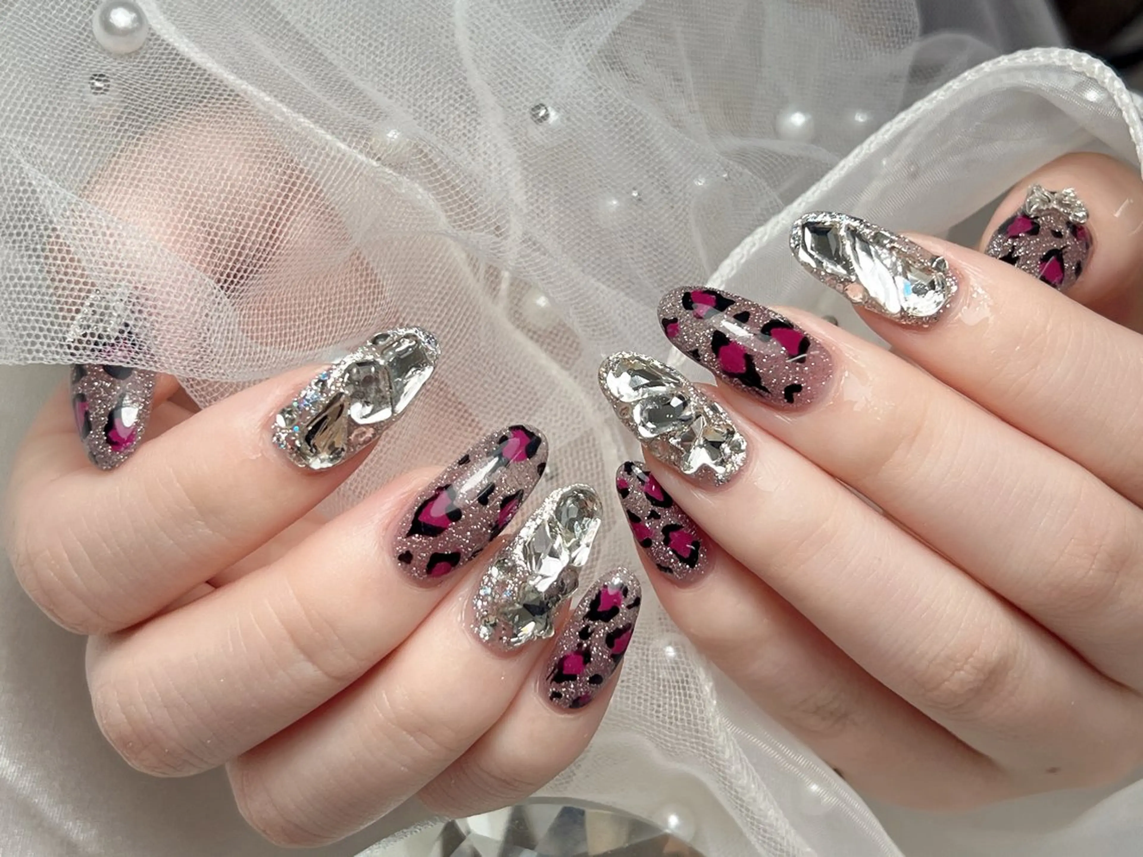 ネイル ハンドネイル bijou nails 蓮のネイルデザイン