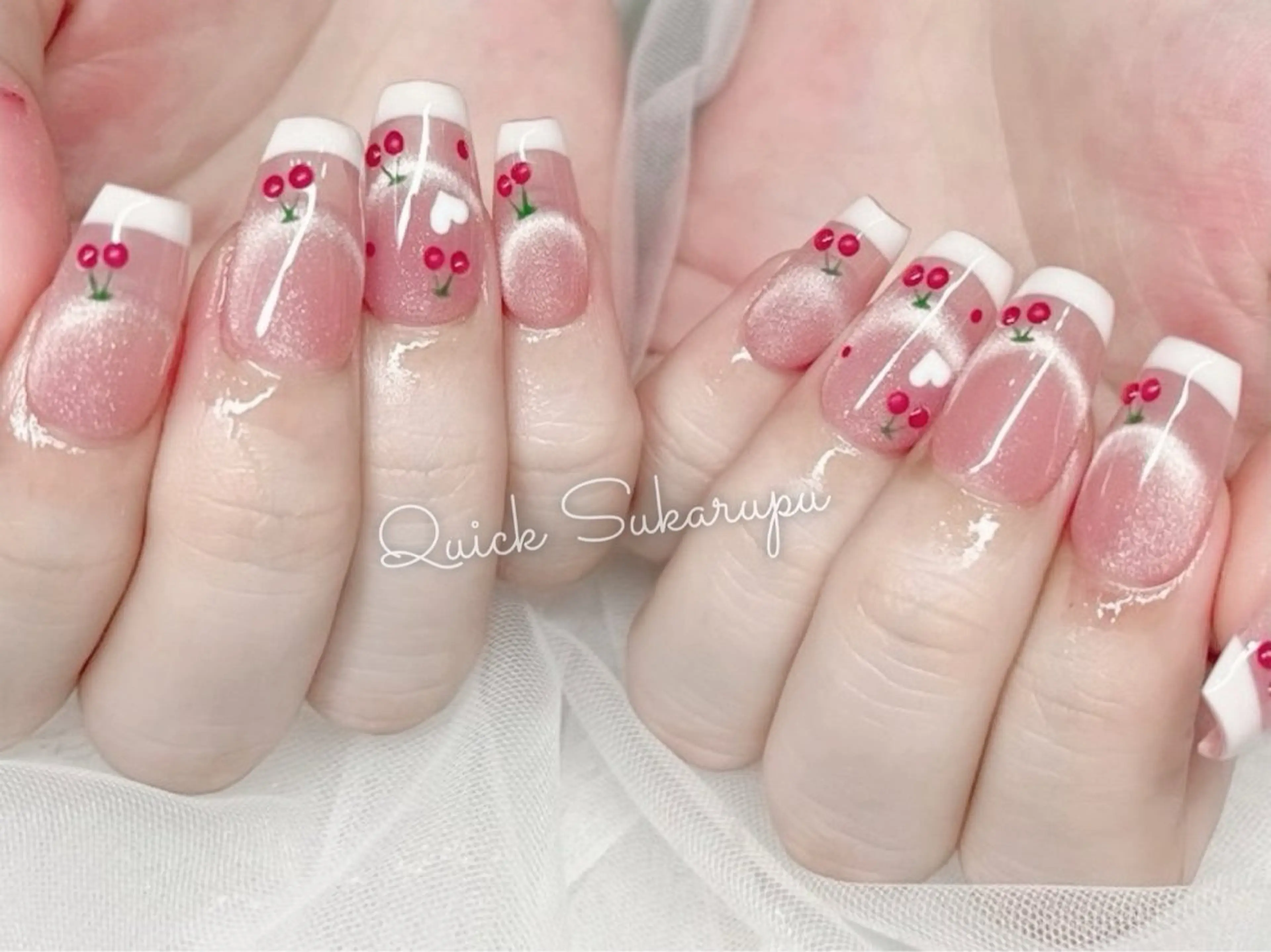 Jrネイルリスト(オフあり) ミディアム長さだし【時短施術】日本初Quick Sukarupu 特別価格定額コースの写真