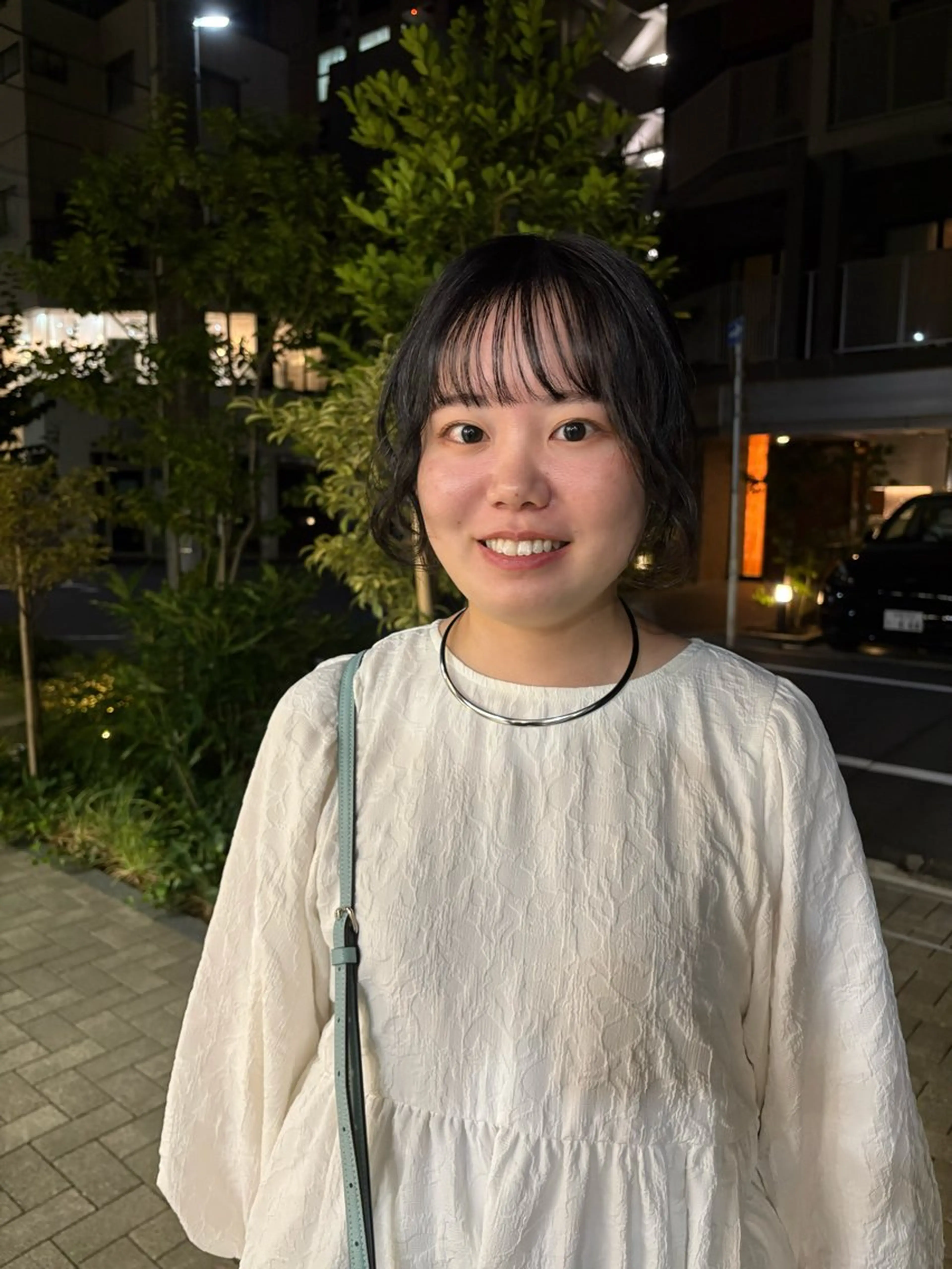セミロング パーマ カット 縮毛矯正 eri kinjoのヘアスタイル