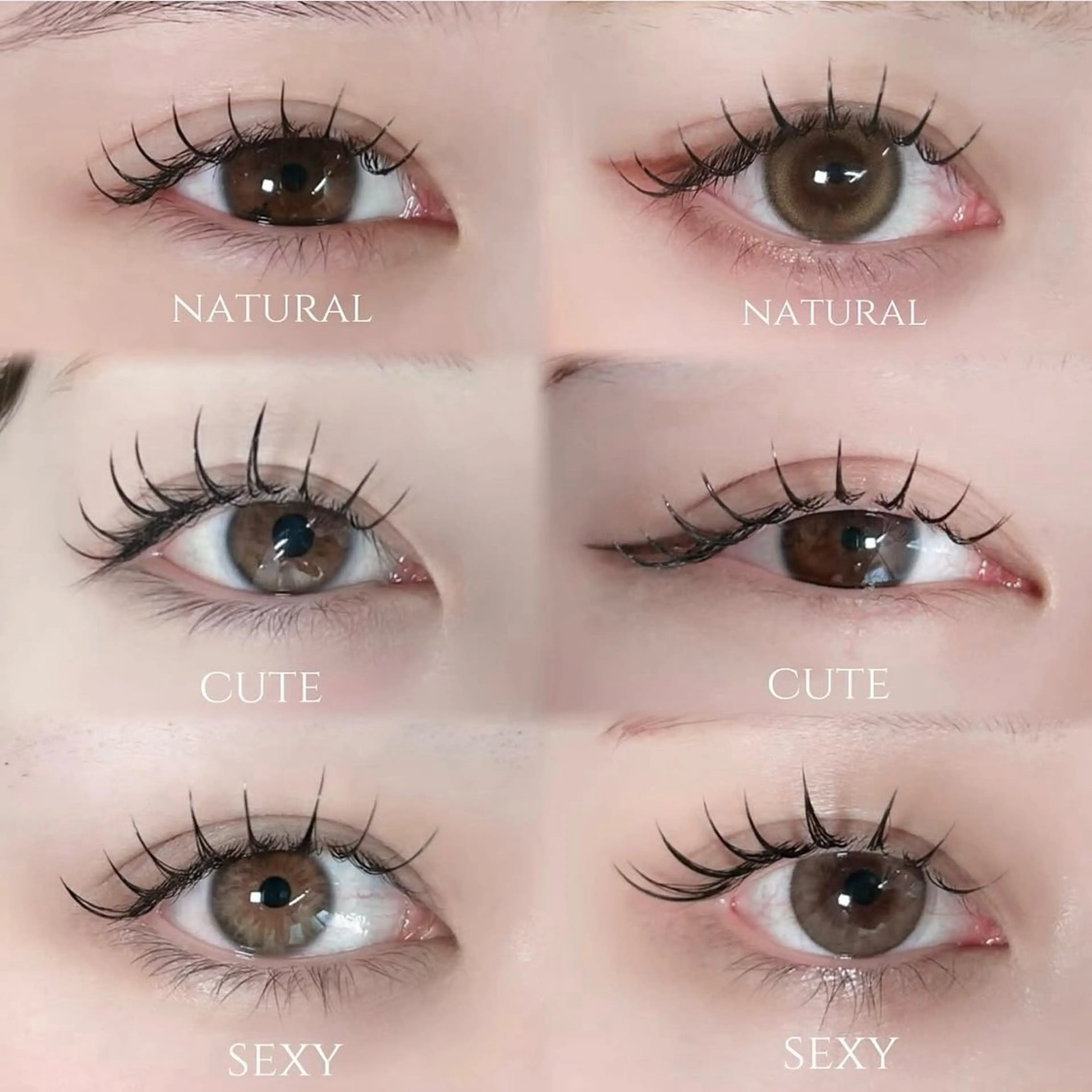 マツエク・マツパ 田中 綺乃のマツエク・マツパデザイン