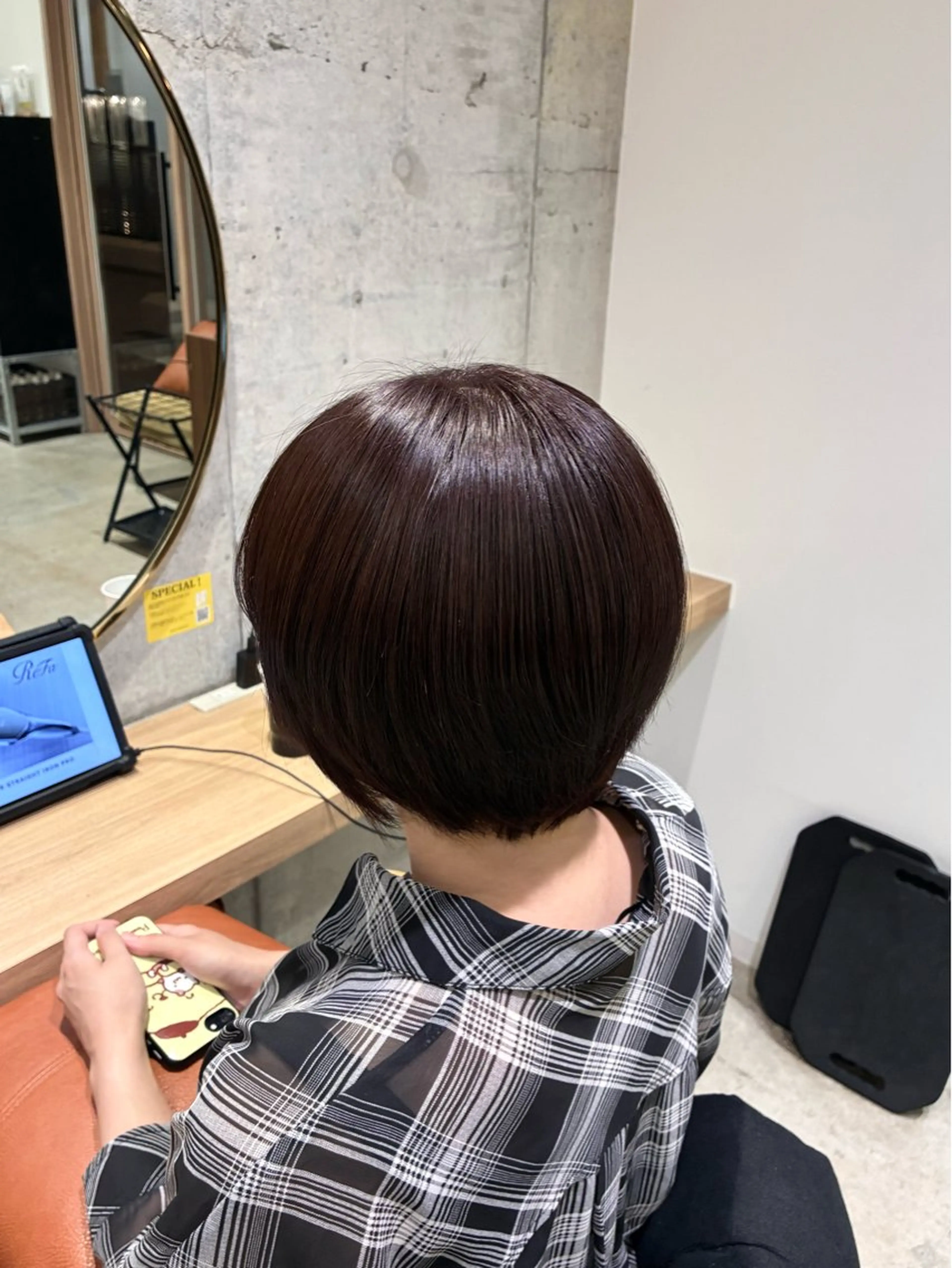 カラー ブラウンカラー ラベンダーカラー garden 松浦颯吾のヘアスタイル