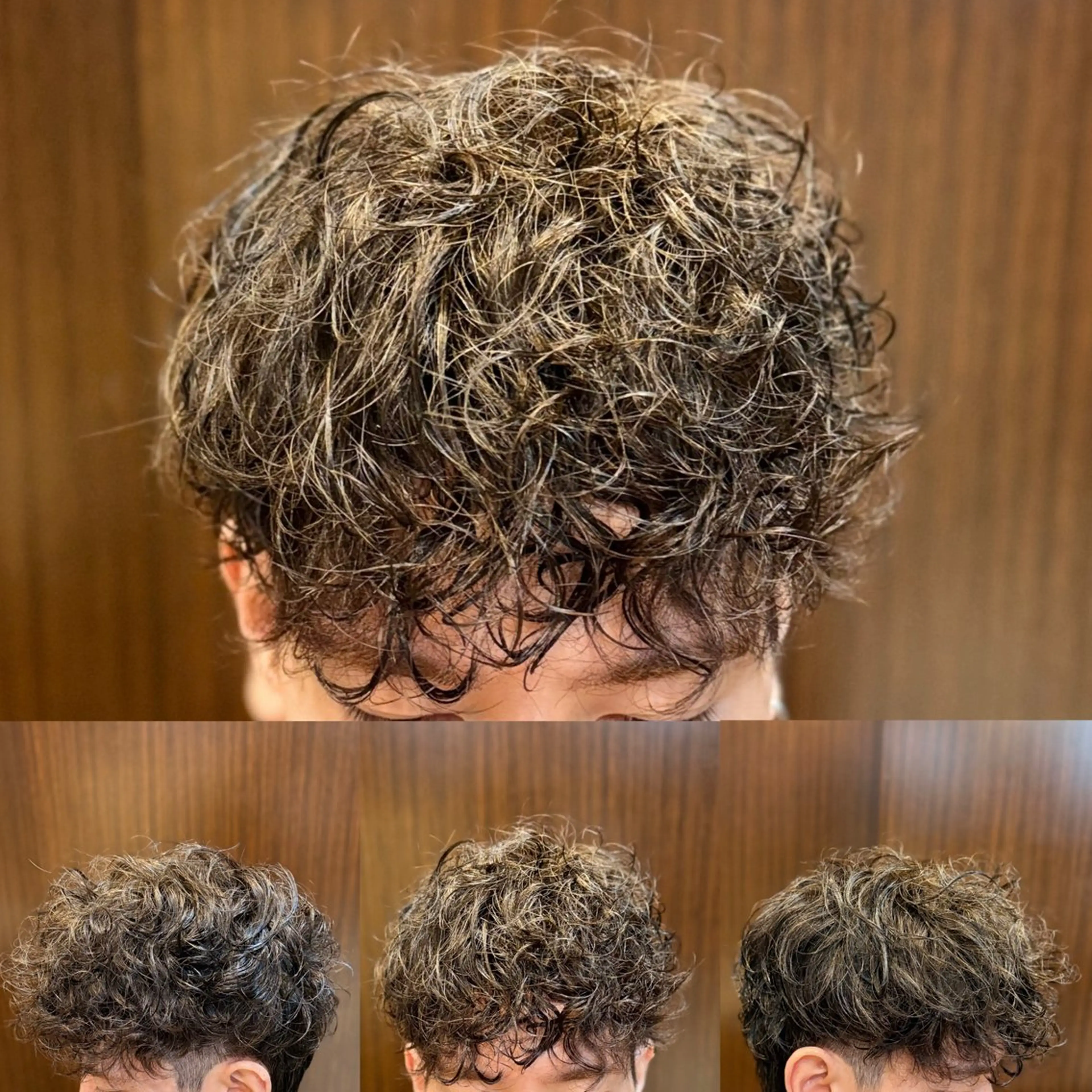 ミディアム パーマ メンズ 💈田上 立輝のヘアスタイル