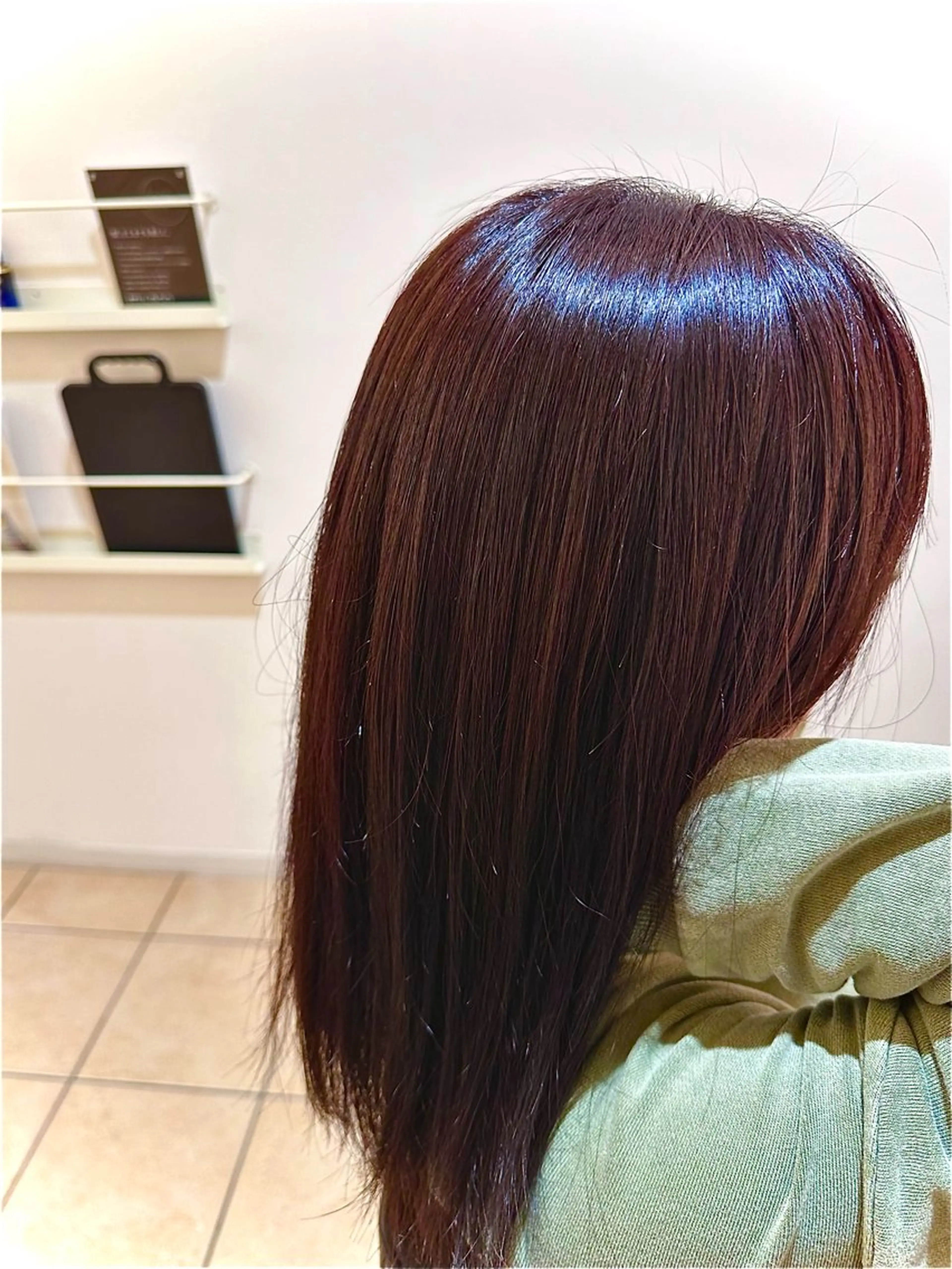 ミディアム ヘアカラー トリートメント 💚銀座/ボブ /縮毛矯正/芦川💚のヘアスタイル