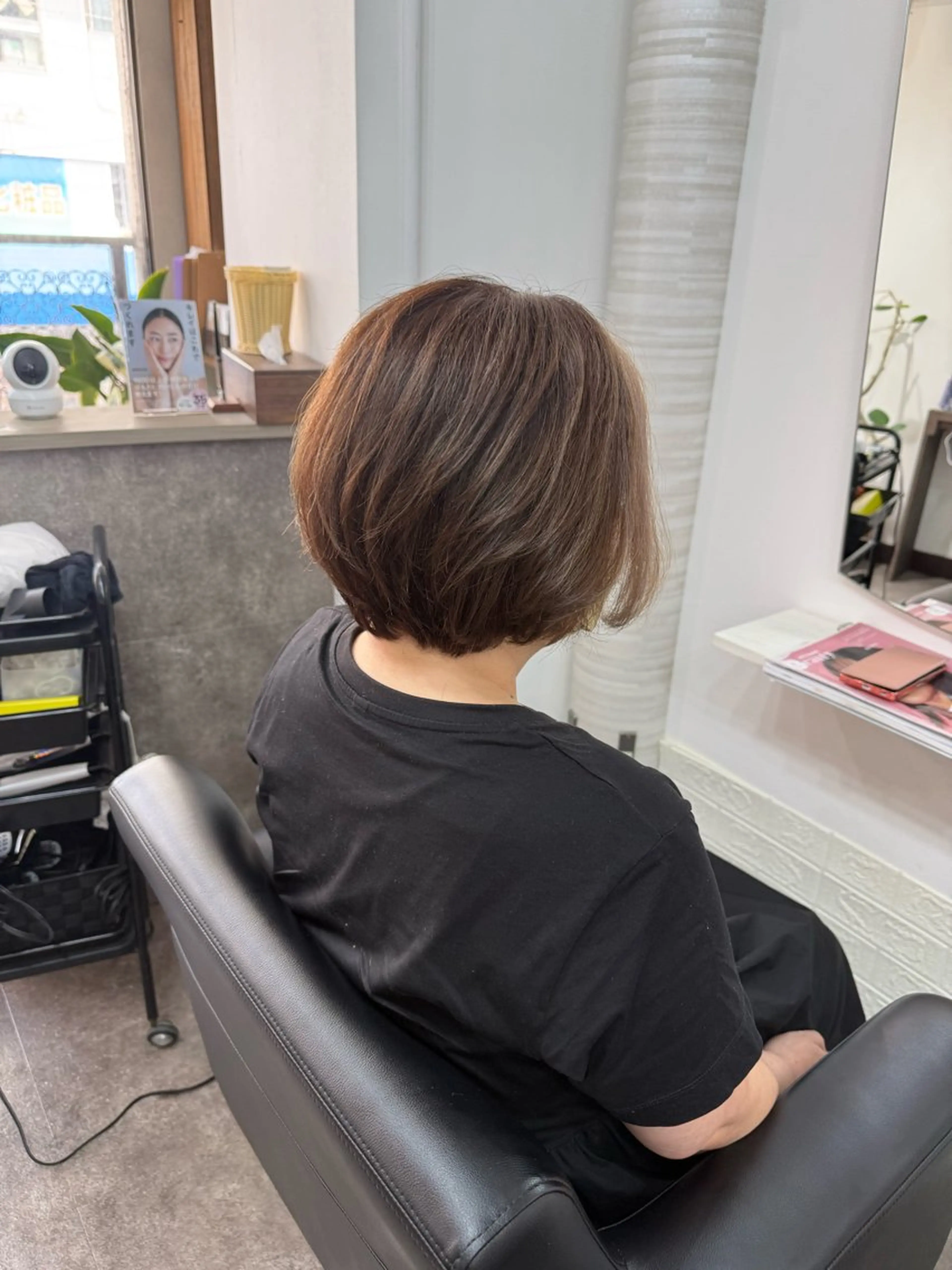 ショート ボブ リク/韓国風/レイヤ ー／ボブ／ショートのヘアスタイル