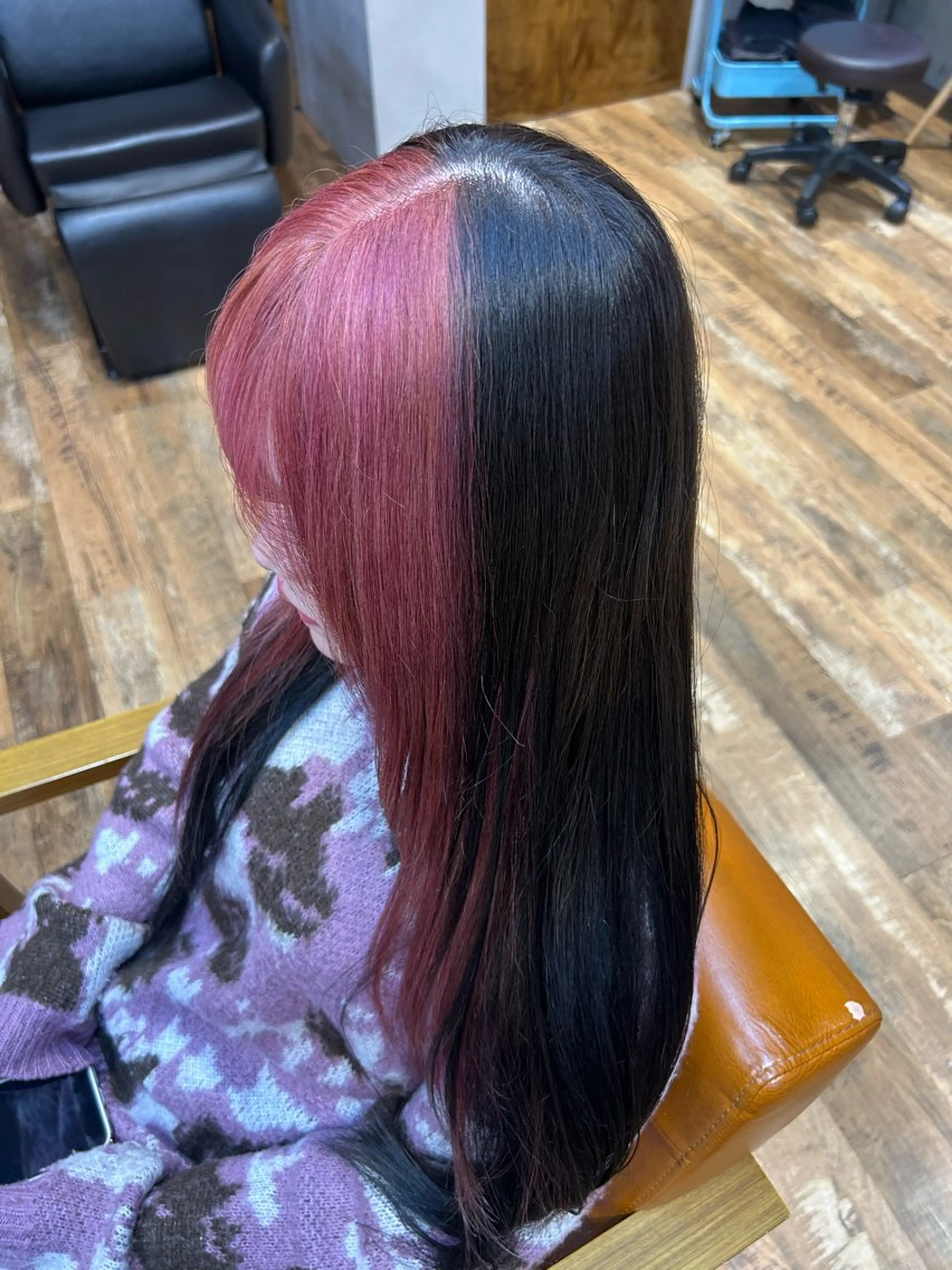 ロング カラー ヘアカラー トリートメント 💖カラー/ブリーチ 💖あつやのヘアスタイル