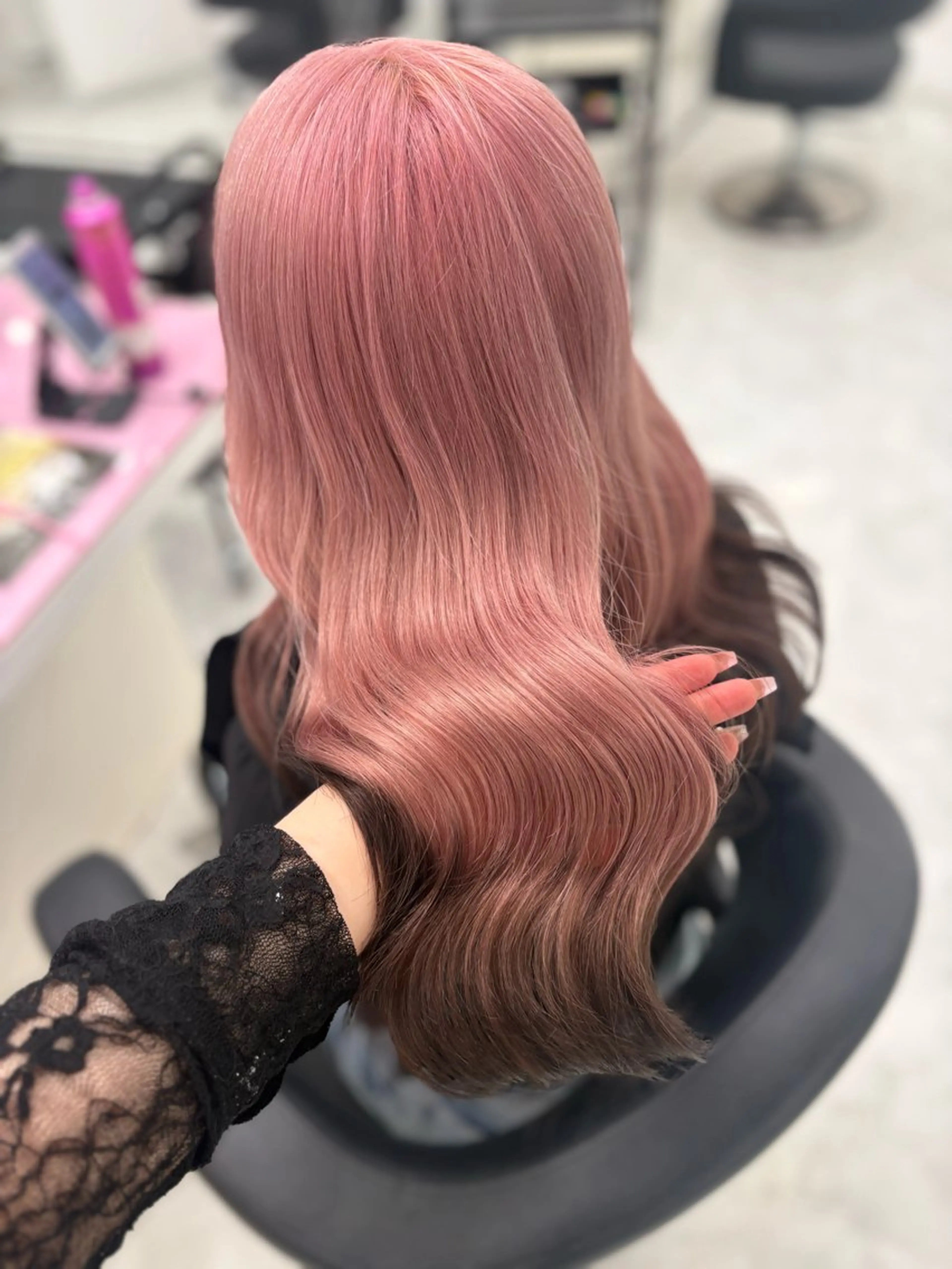 カラー ヘアカラー akari🎀🤍 ガーリーstyleのヘアスタイル