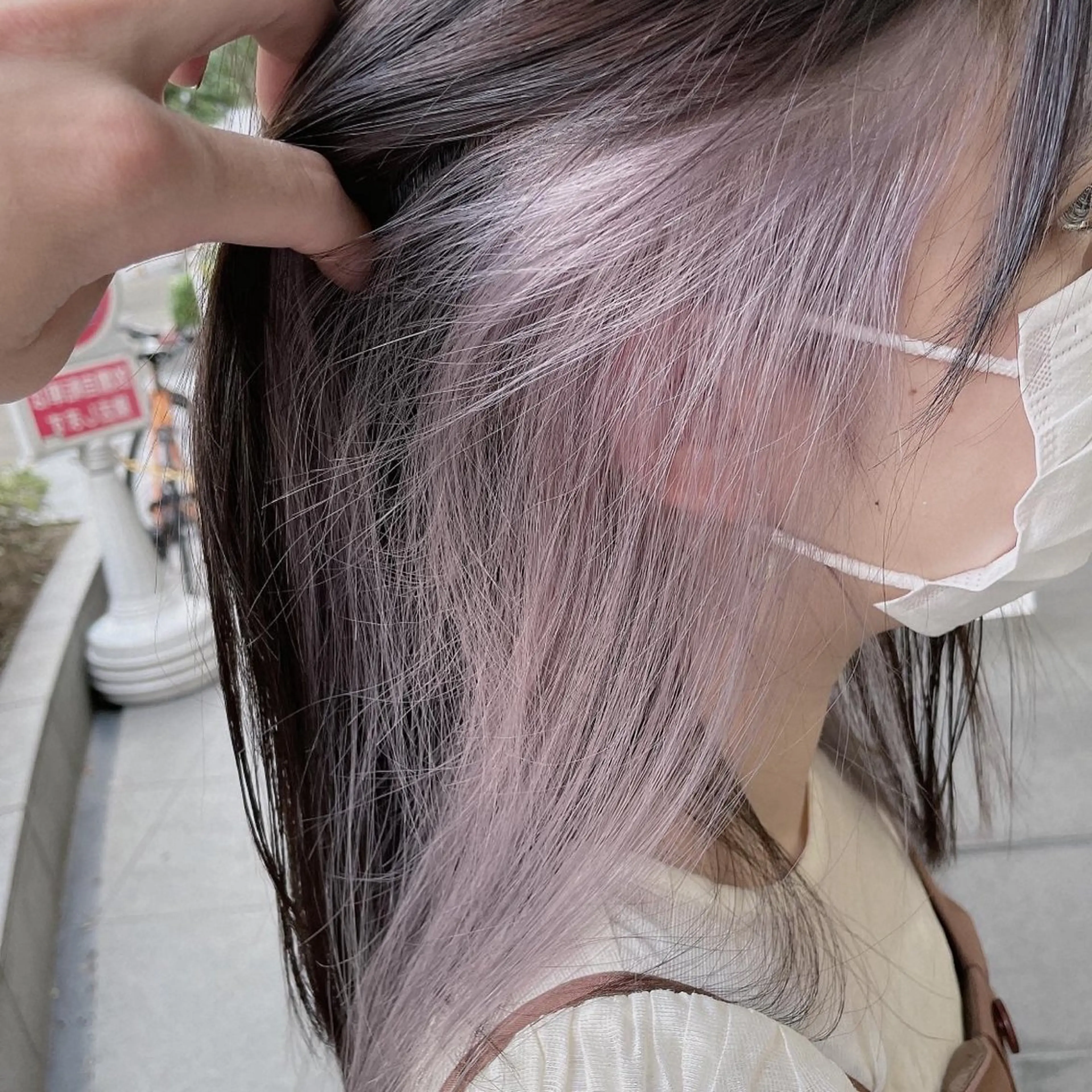 ロング 梅田髪質改善💕 透明感カラーのヘアスタイル