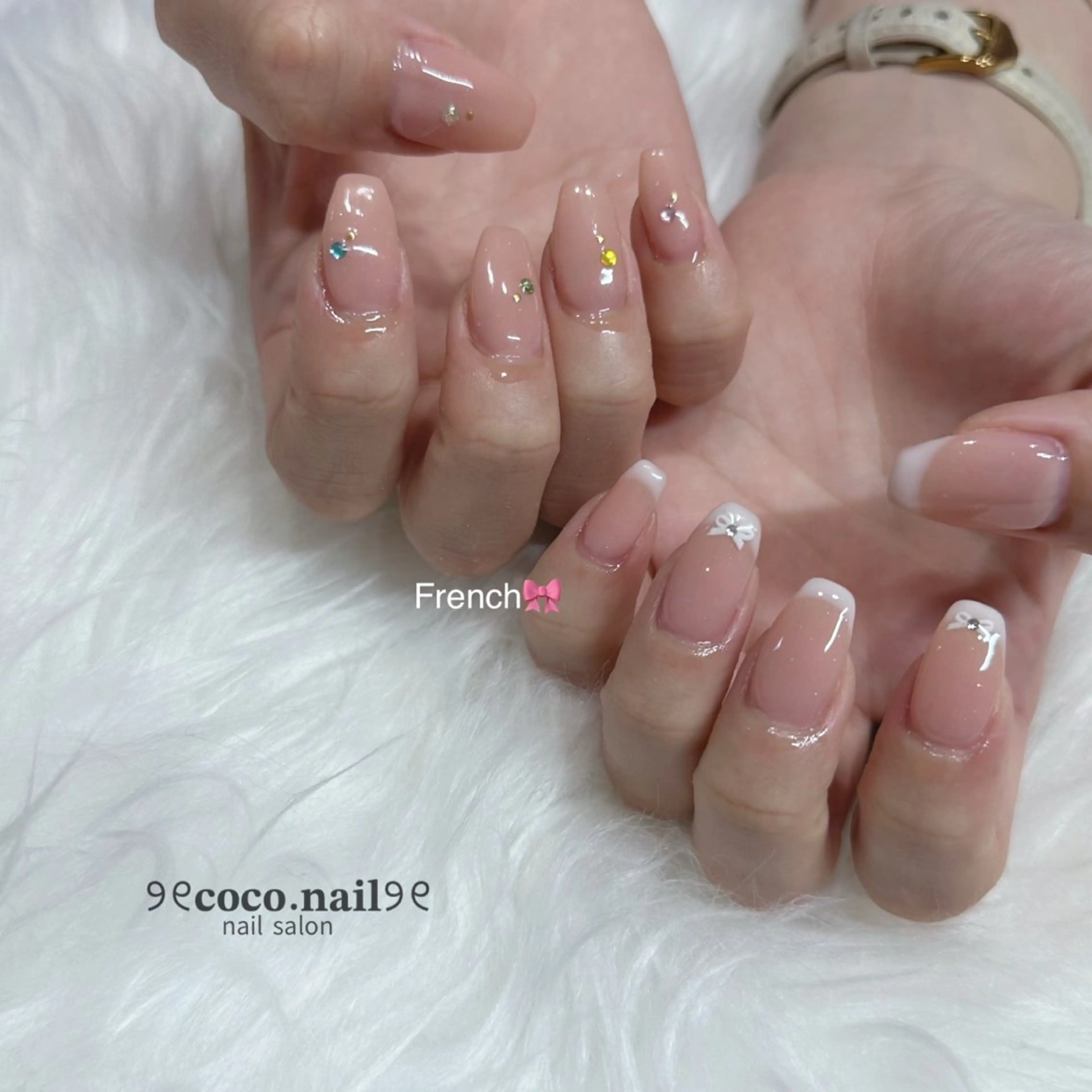 ネイル lili.nail y2k/長さ出しのネイルデザイン