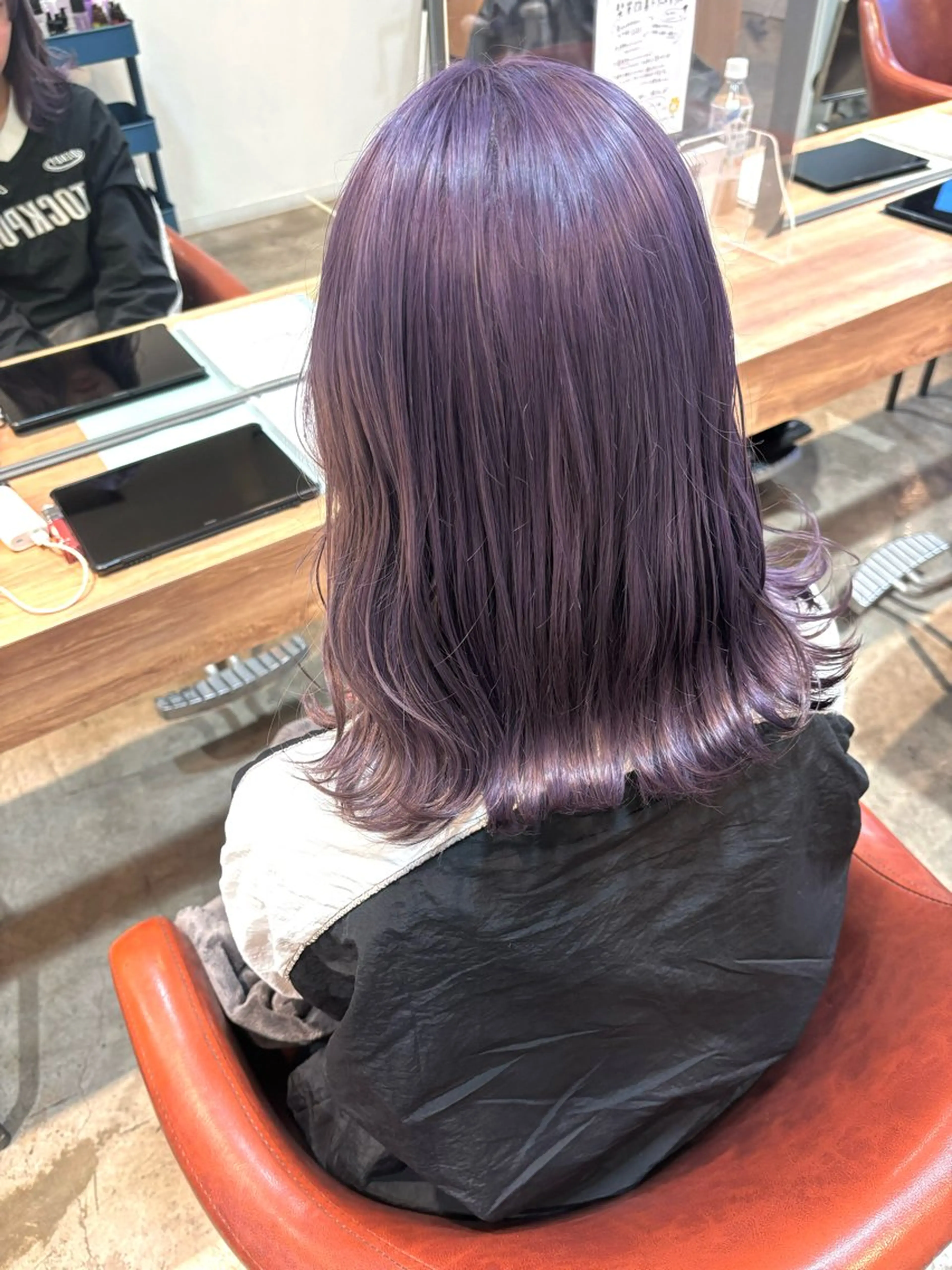 ミディアム ヘアカラー トリートメント ☁️RIKA☁️ @ri2_____bのヘアスタイル