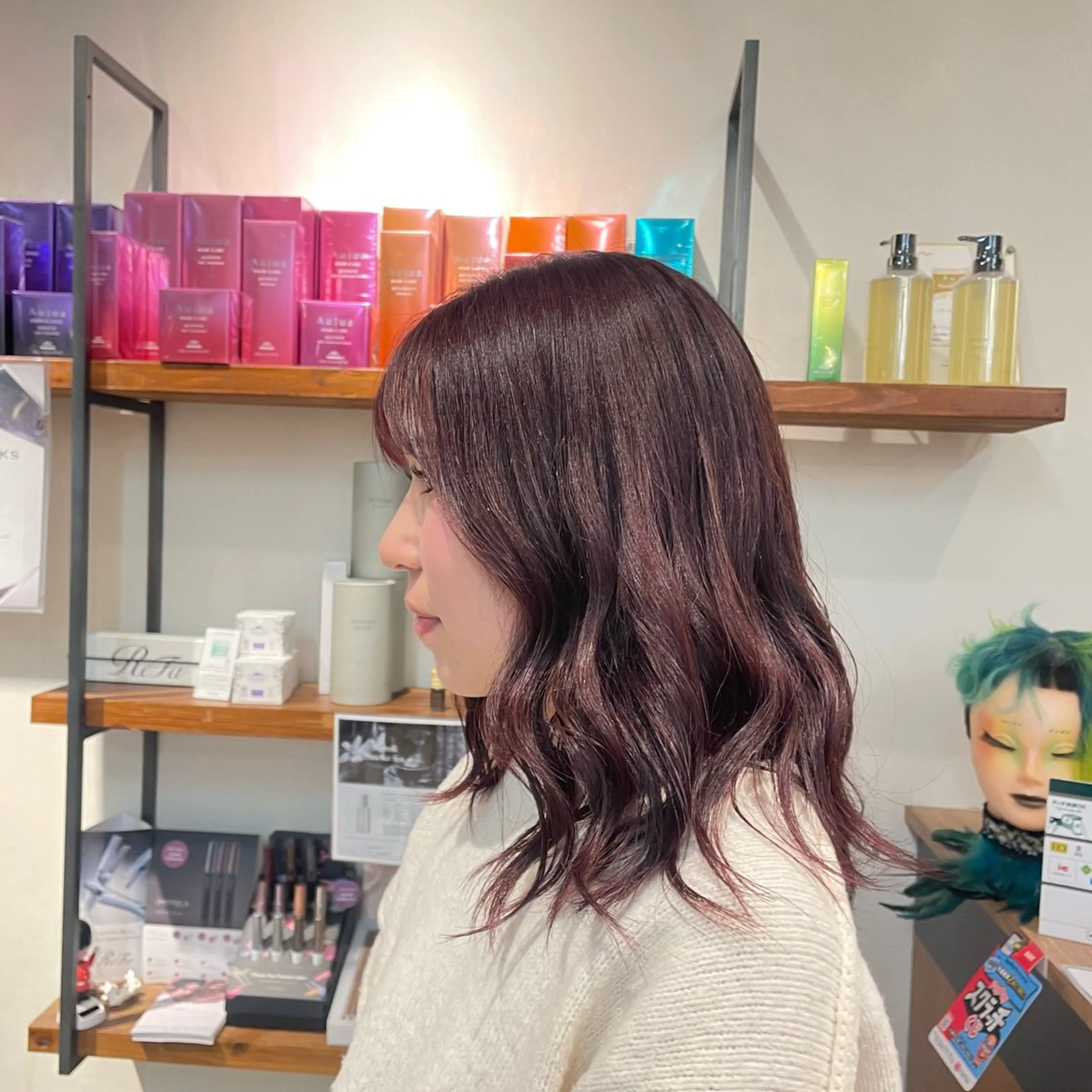 カラー ヘアカラー トリートメント このみ/髪質改善 /ヘアアレンジ🫧のヘアスタイル