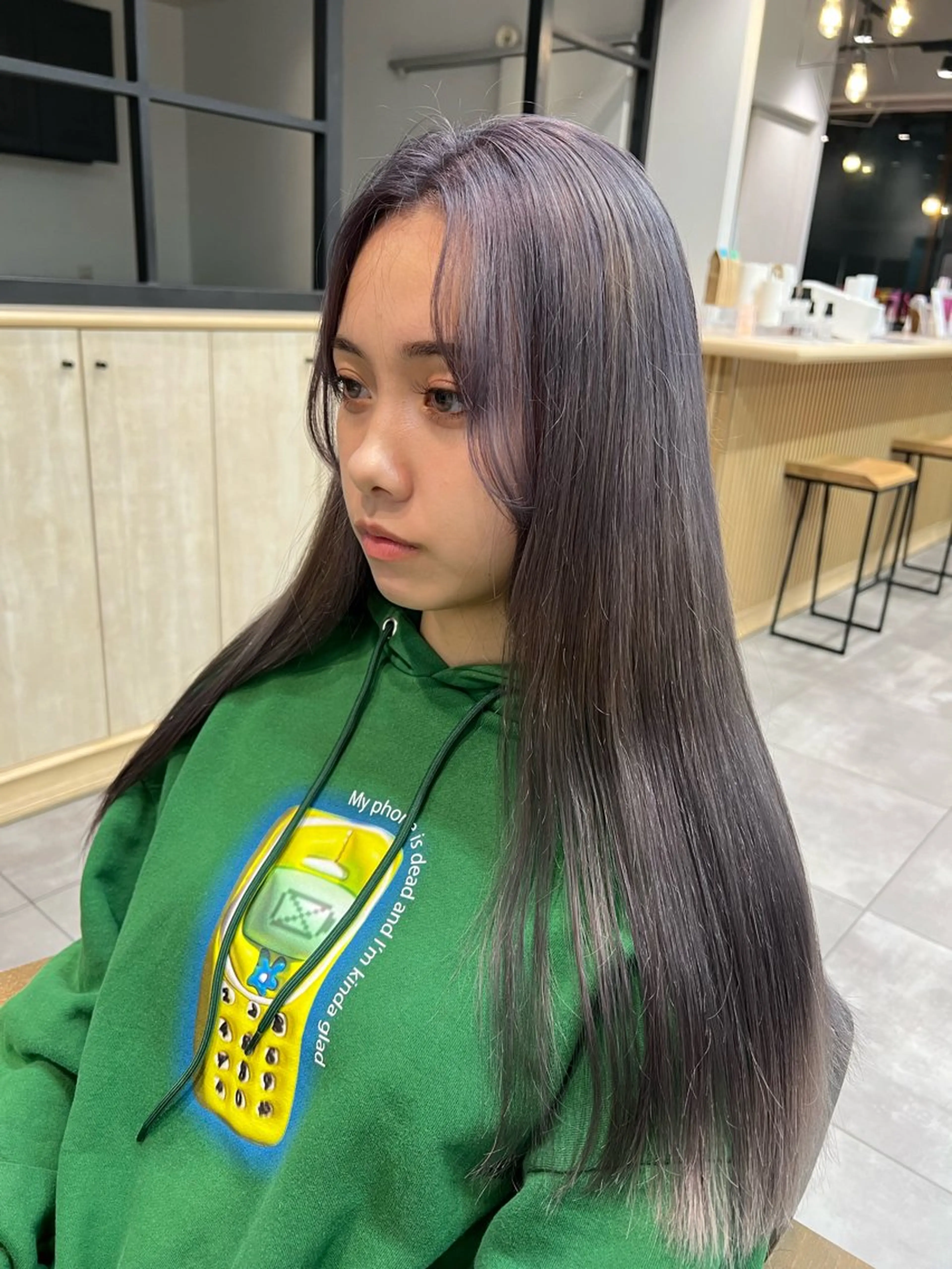 ロング カラー ヘアカラー トリートメント 🌞レイヤー×カラー 前川那津美🌞のヘアスタイル