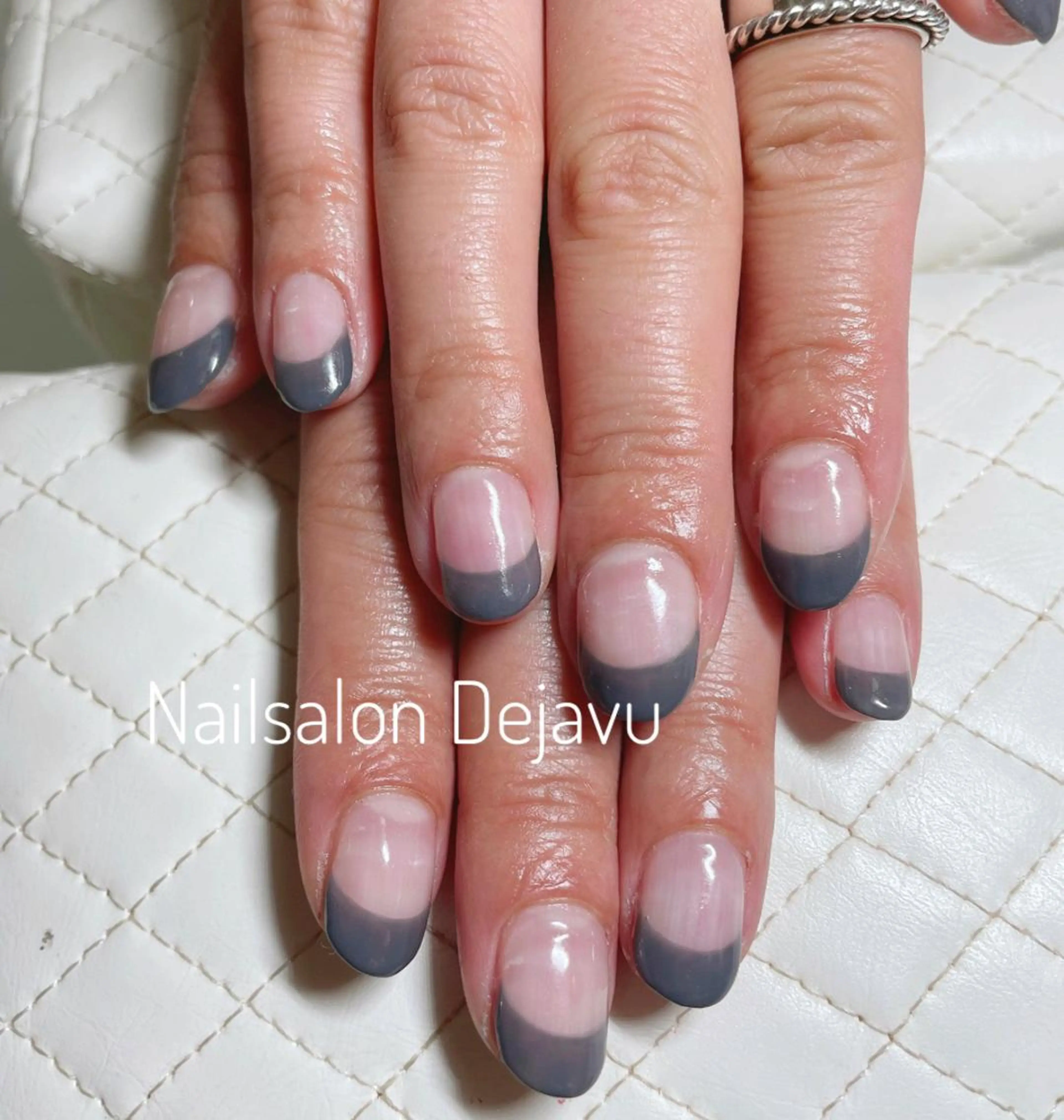 ネイル アートネイル フレンチネイル ジェルネイル シンプルネイル ハンドネイル Nail salon Dejavu 🌿のネイルデザイン