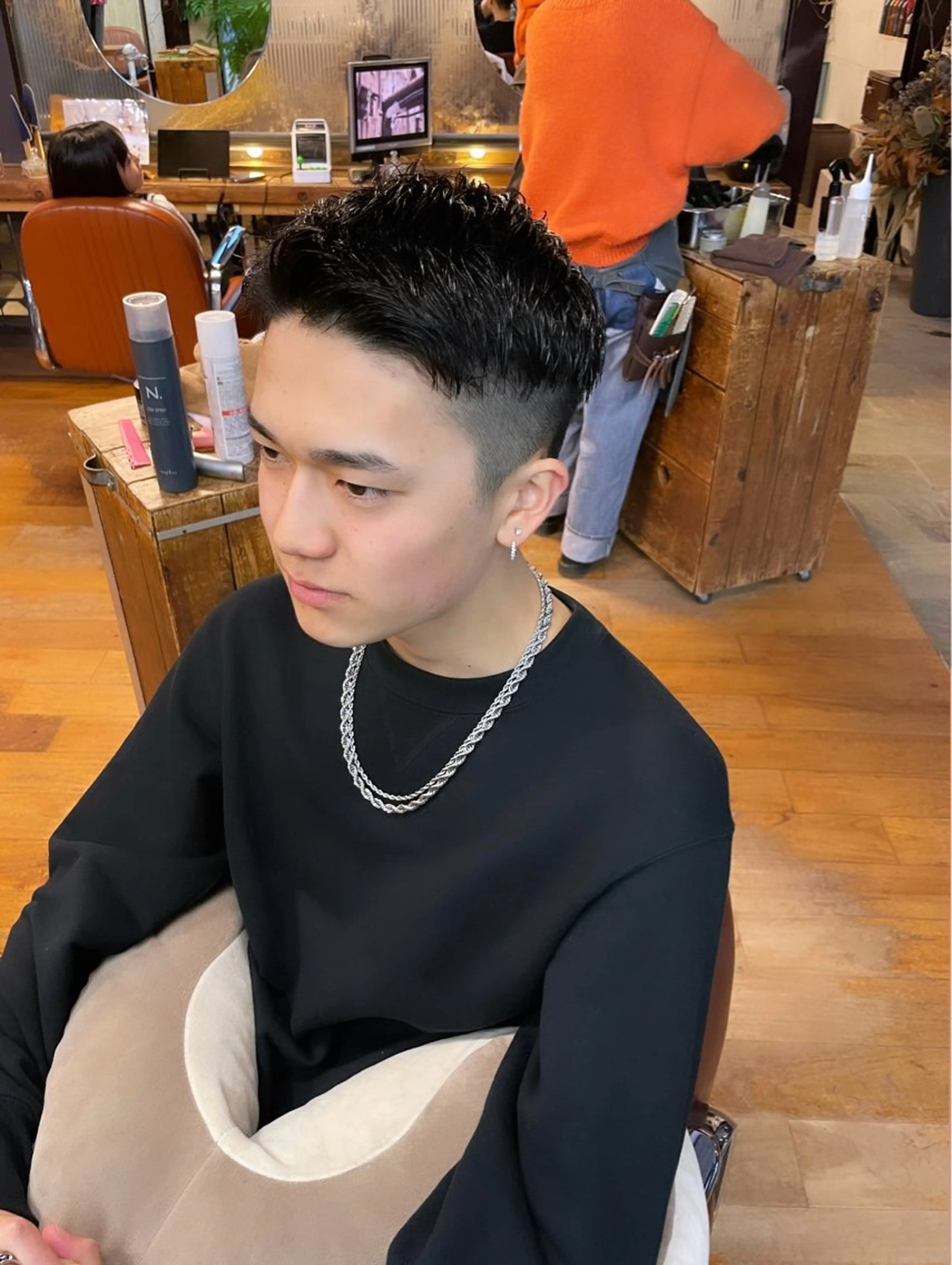 ショート メンズ モヒカン ayaka |トレンドヘアのヘアスタイル