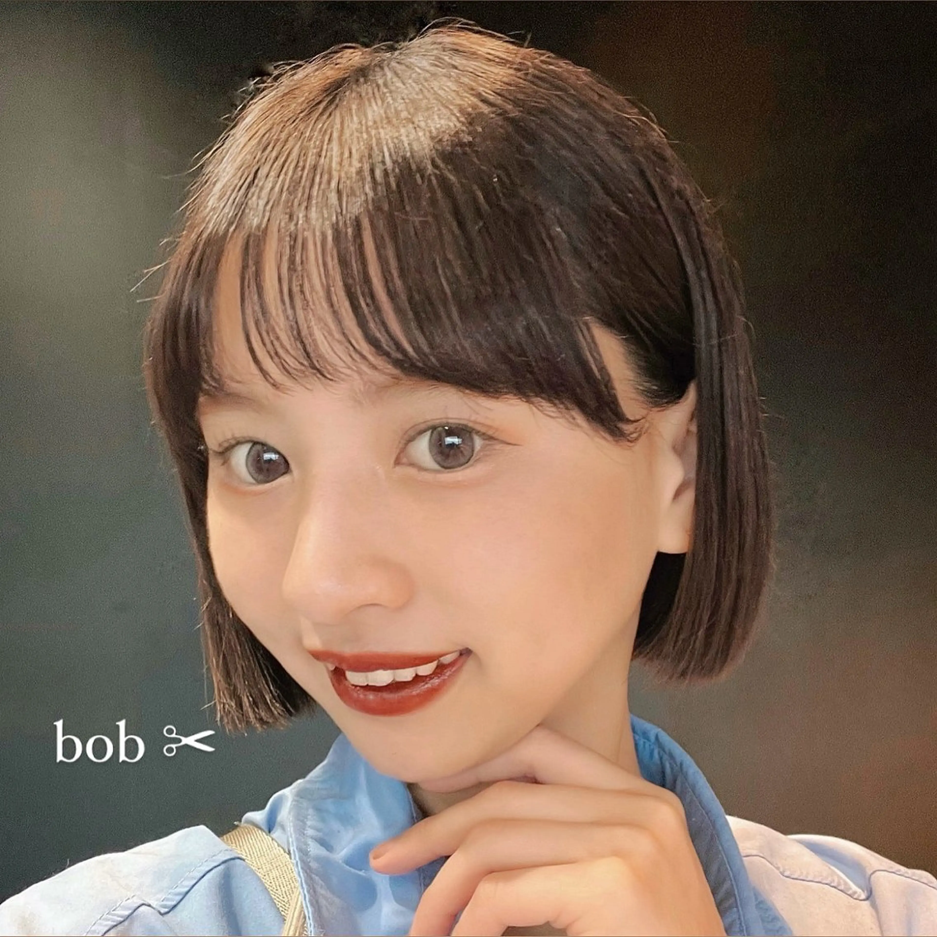 ショート カラー ヘアアレンジ ボブ 🌱ボブ/レイヤー/ ベージュ/あやみ✨のヘアスタイル
