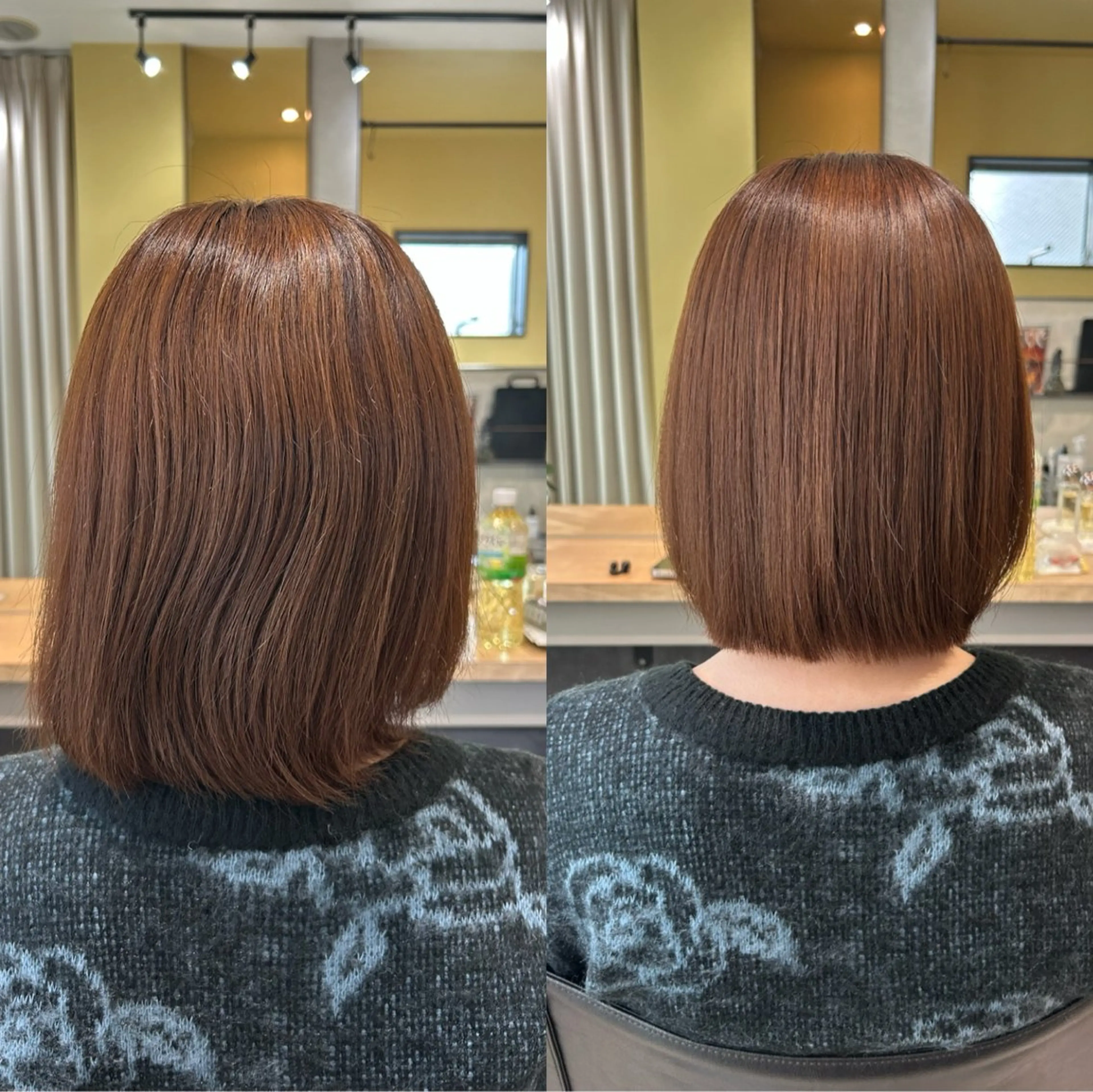 ショート パーマ 髪質改善 ストレートパーマ カット 縮毛矯正 トリートメント hub hair レイヤー/透明感のヘアスタイル