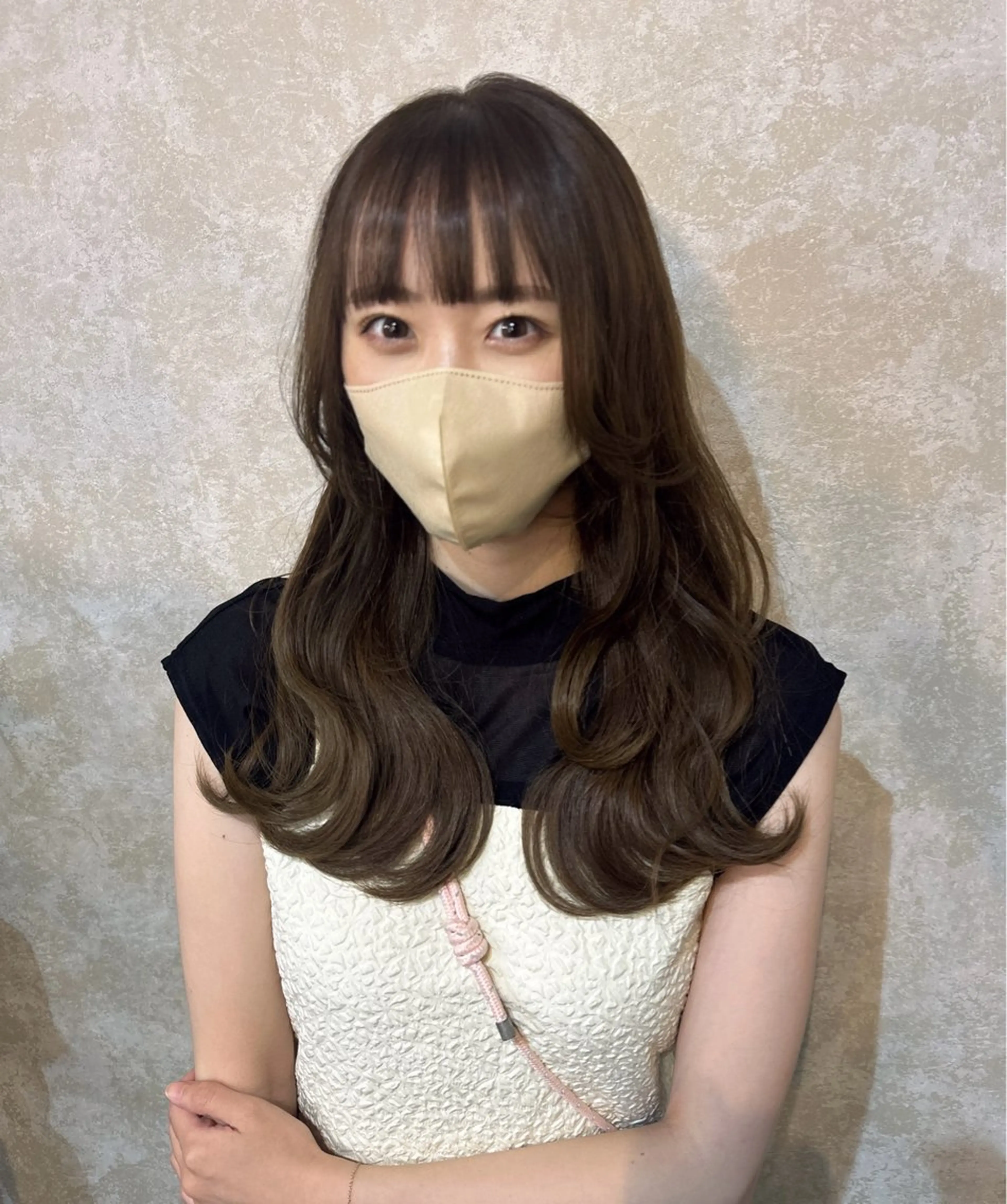 セミロング カラー ベージュカラー オリーブベージュ 髪質改善 ヘアカラー トリートメント 髪質改善/縮毛矯正 /naokiのヘアスタイル