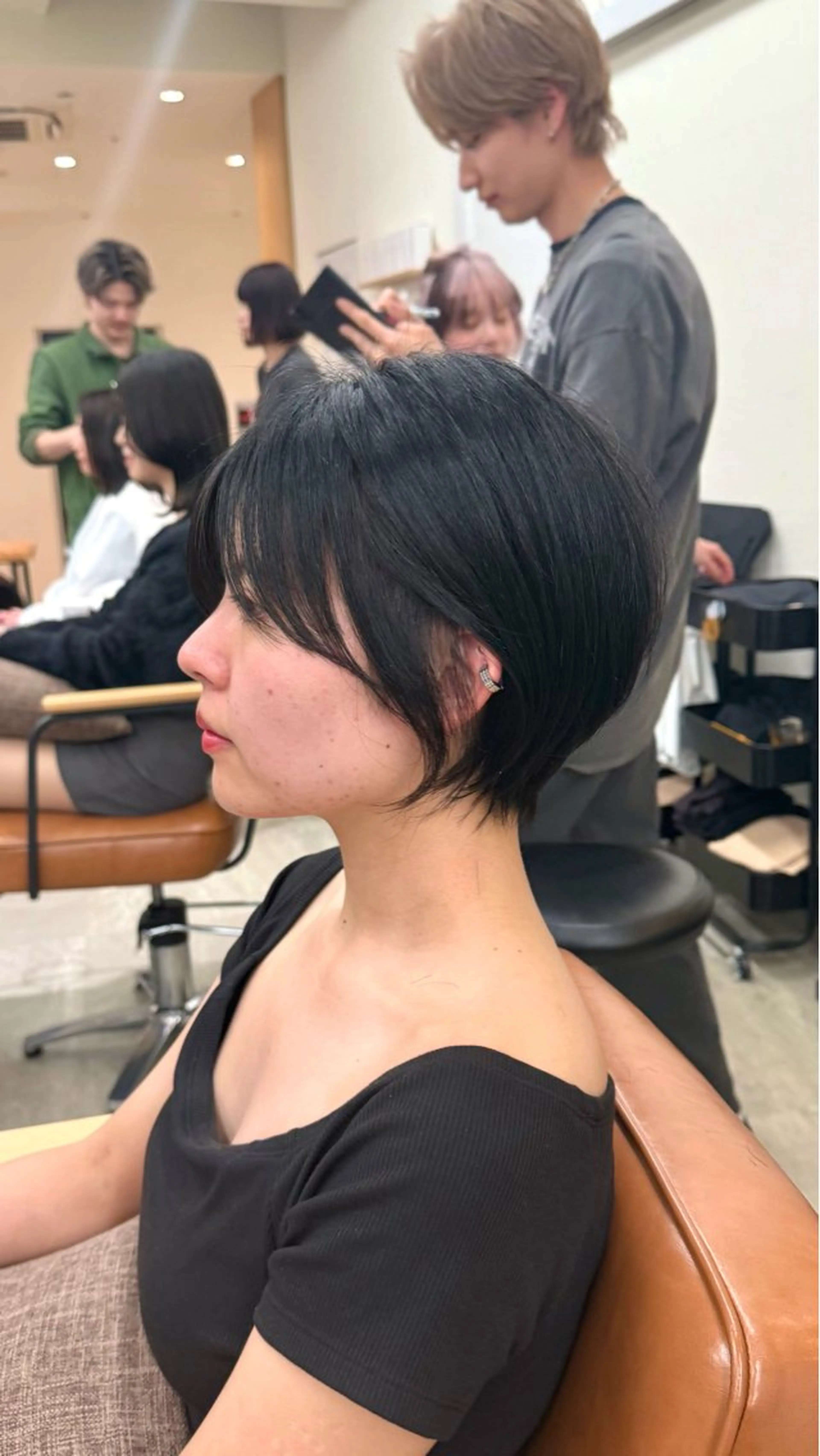 ショート fitするカット♡ 暖色/ふうか◠‿◠のヘアスタイル