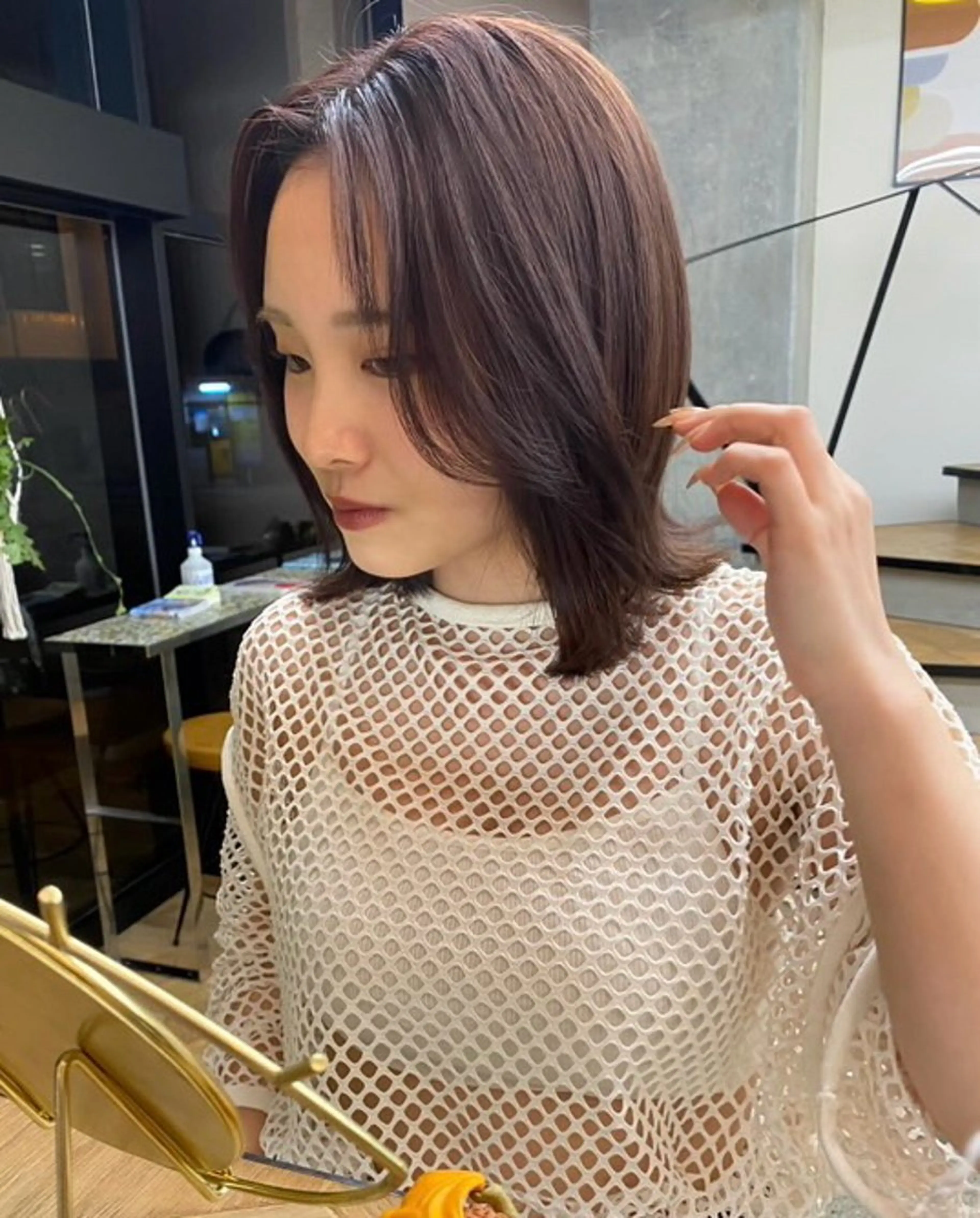 カラー ブラウンカラー ヘアカラー verite所属・🎀仙台/艶カラー /暖色/ありさ🎀のヘアスタイル