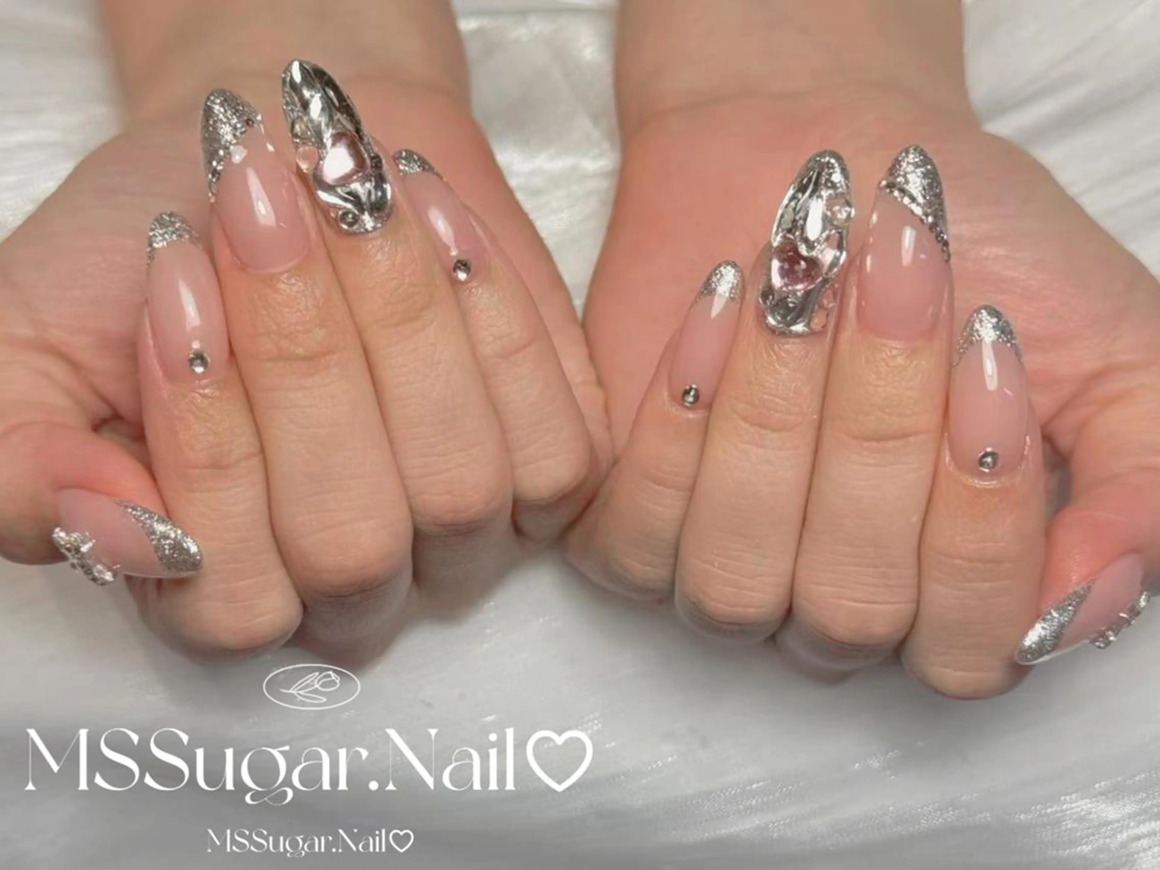 ネイル アートネイル 入学式 卒業式 ハロウィン ロングネイル MSSugar Nailのネイルデザイン