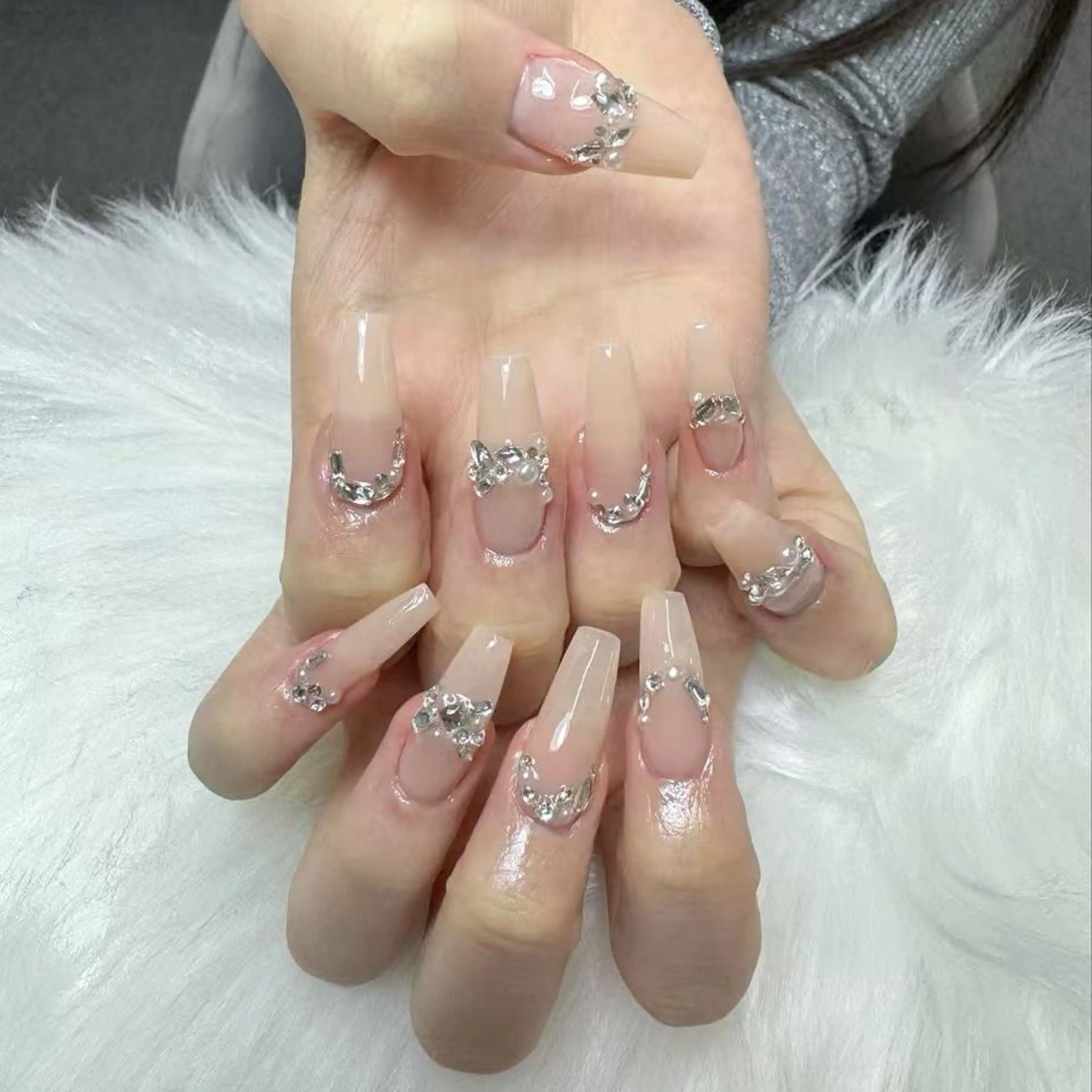 ネイル ハンドネイル 🎀nana🫧 ワンホンネイル🎀のネイルデザイン