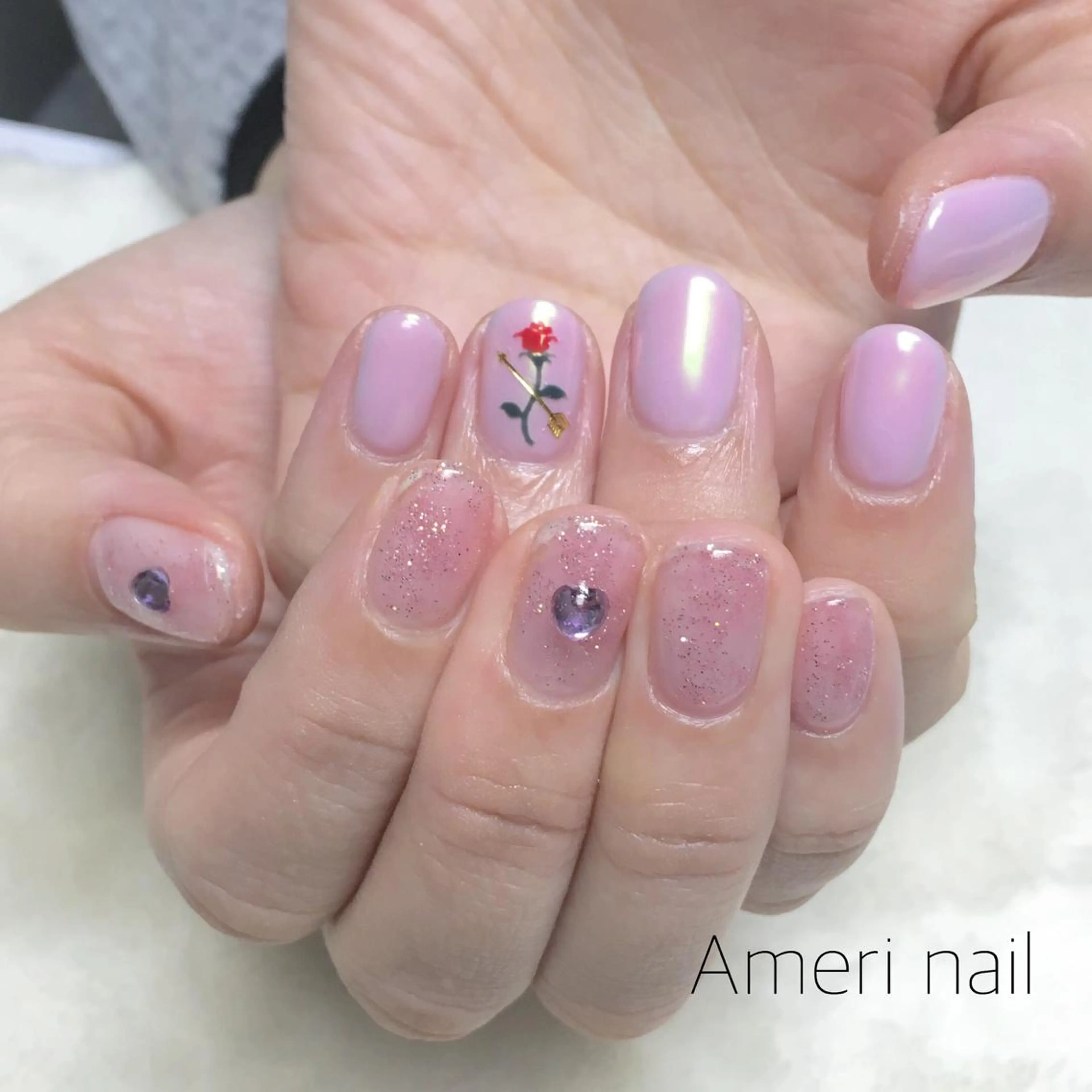 ネイル ハンドネイル Ameri nail /UKIのネイルデザイン