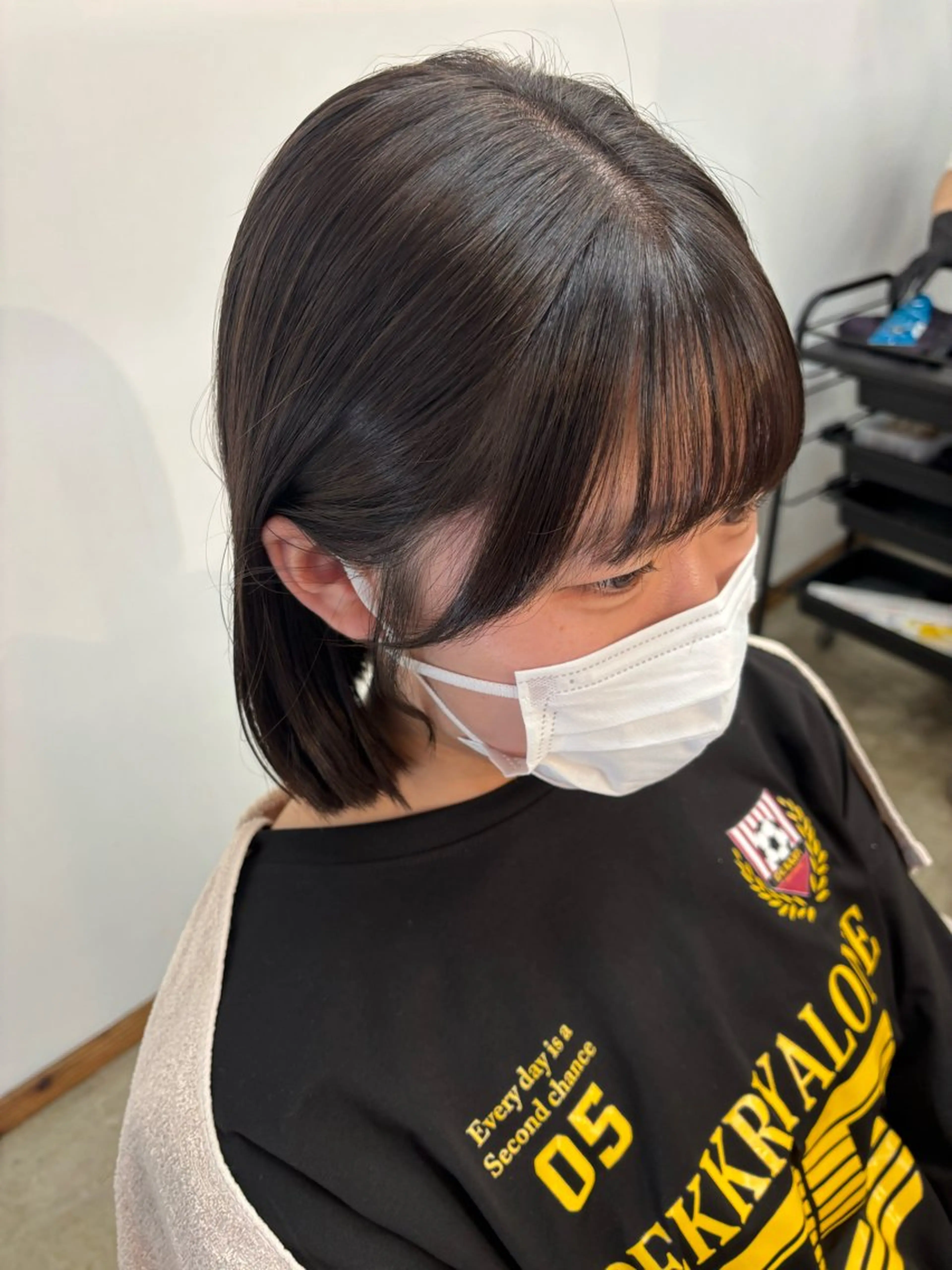 透明感カラー🫧 高田李胡のヘアスタイル