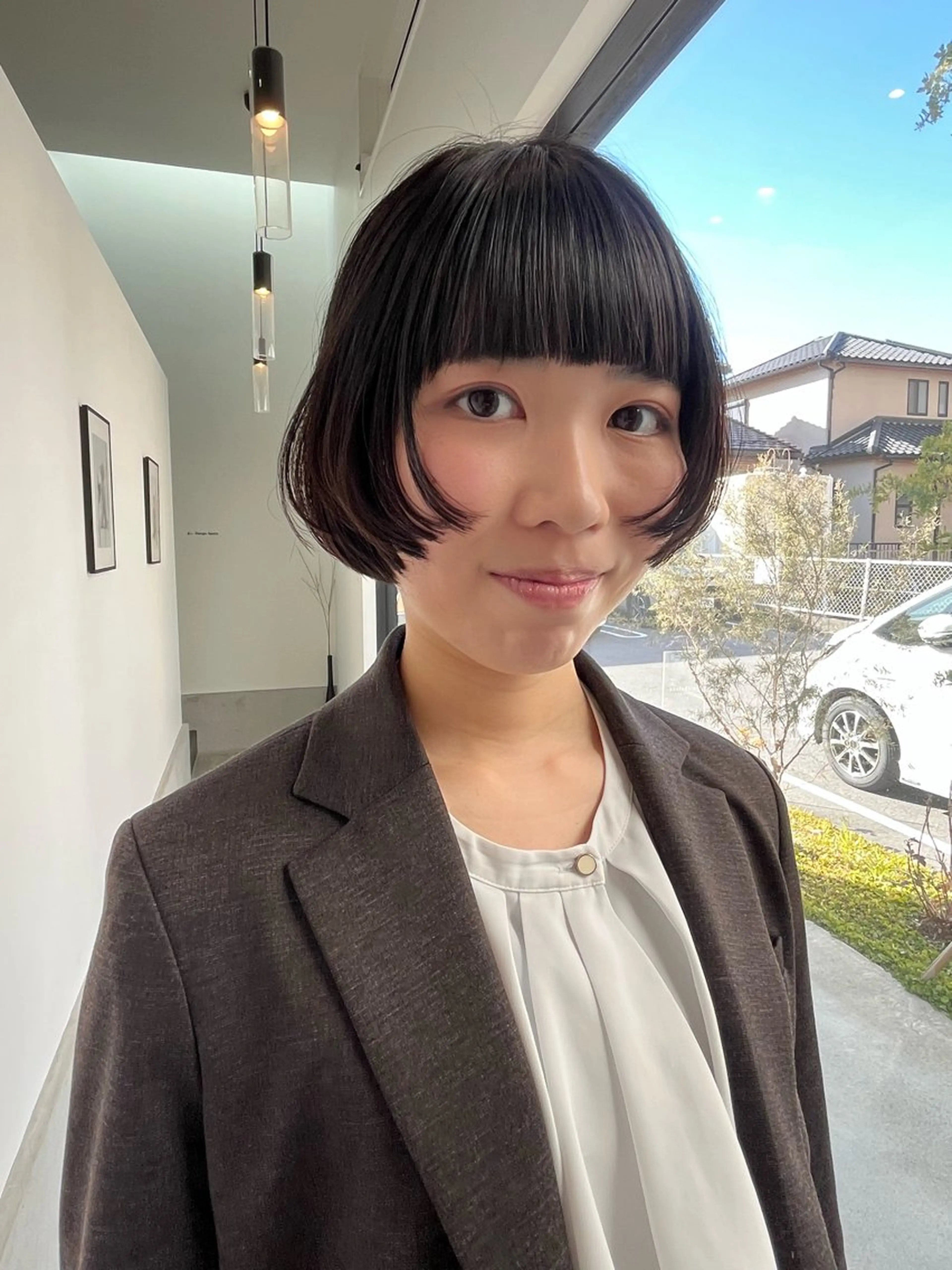 ショート 縮毛矯正 heir studio Baretta所属・似合わせパーマ/ 山本銀次郎のヘアスタイル