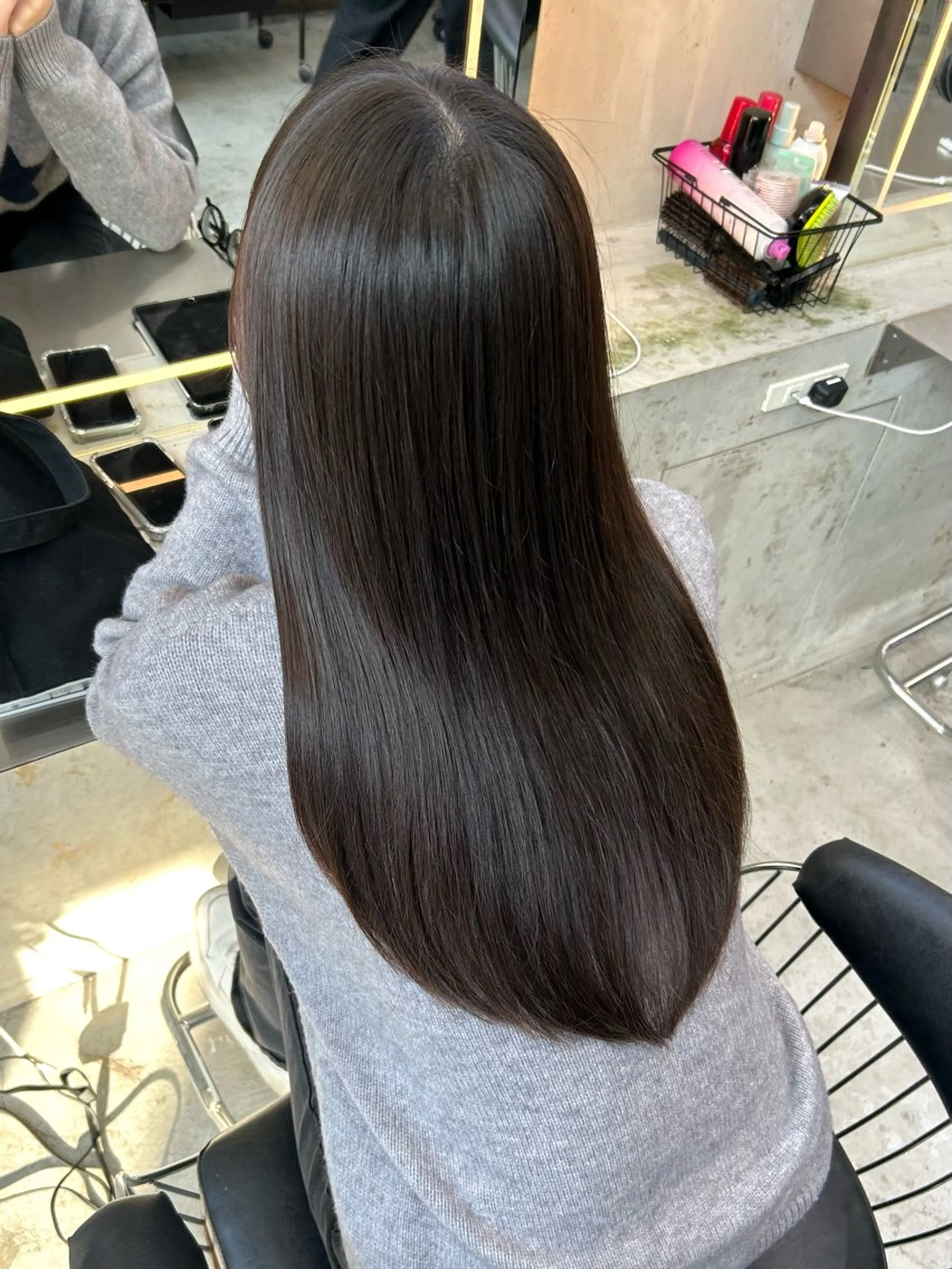 ロング 似合わせカット 縮毛矯正 カット トリートメント ボブ/くびれボブ/ 髪質改善/Ru-kaのヘアスタイル