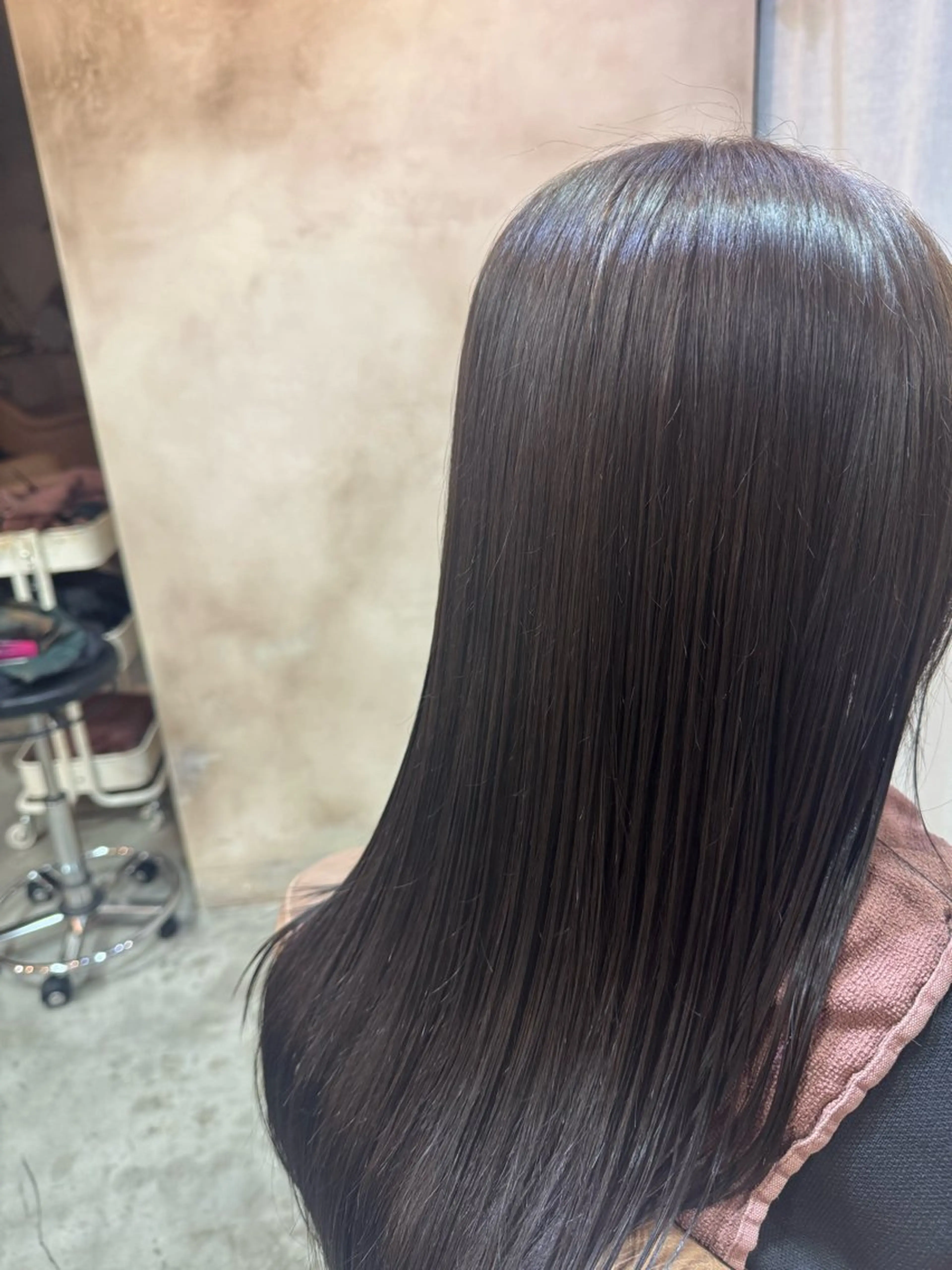 ロング カラー 透明感カラー 梅 優翔のヘアスタイル