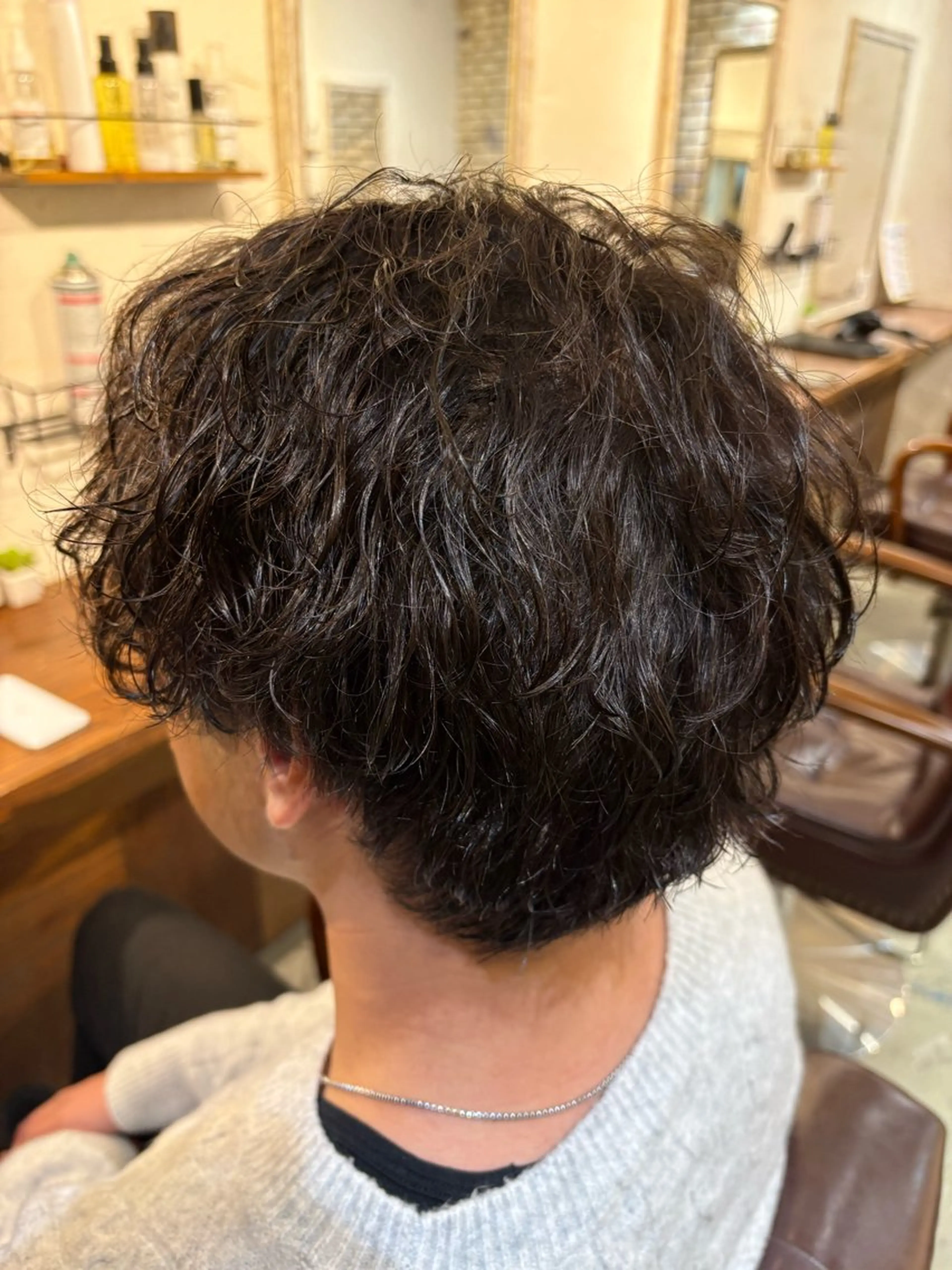 ショート カラー パーマ メンズ メンズのモテヘア☁️ はまなか✂︎COLOのヘアスタイル