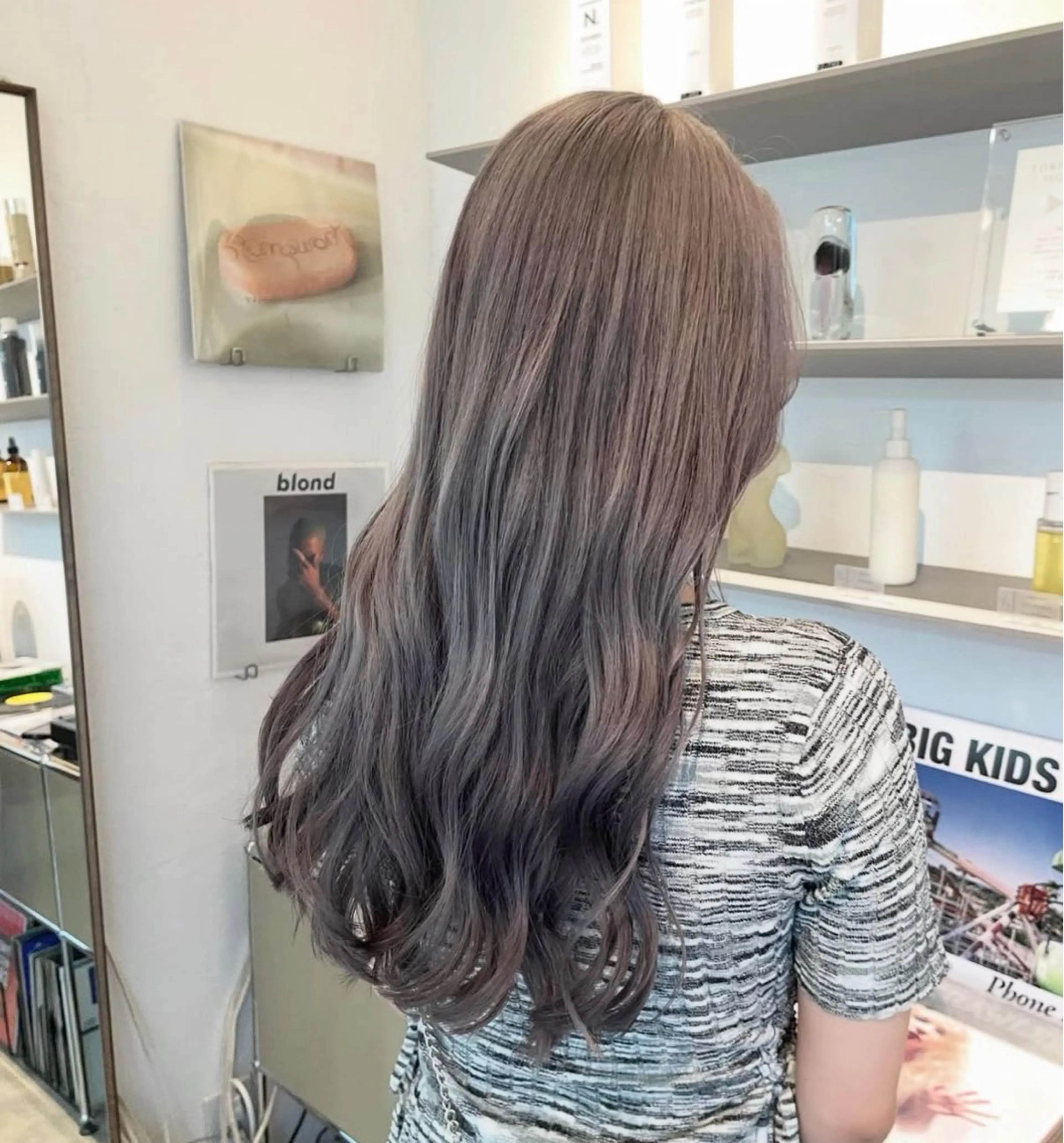 ロング カラー ヘアカラー Tsukasa/ ハイトーン/寒色のヘアスタイル