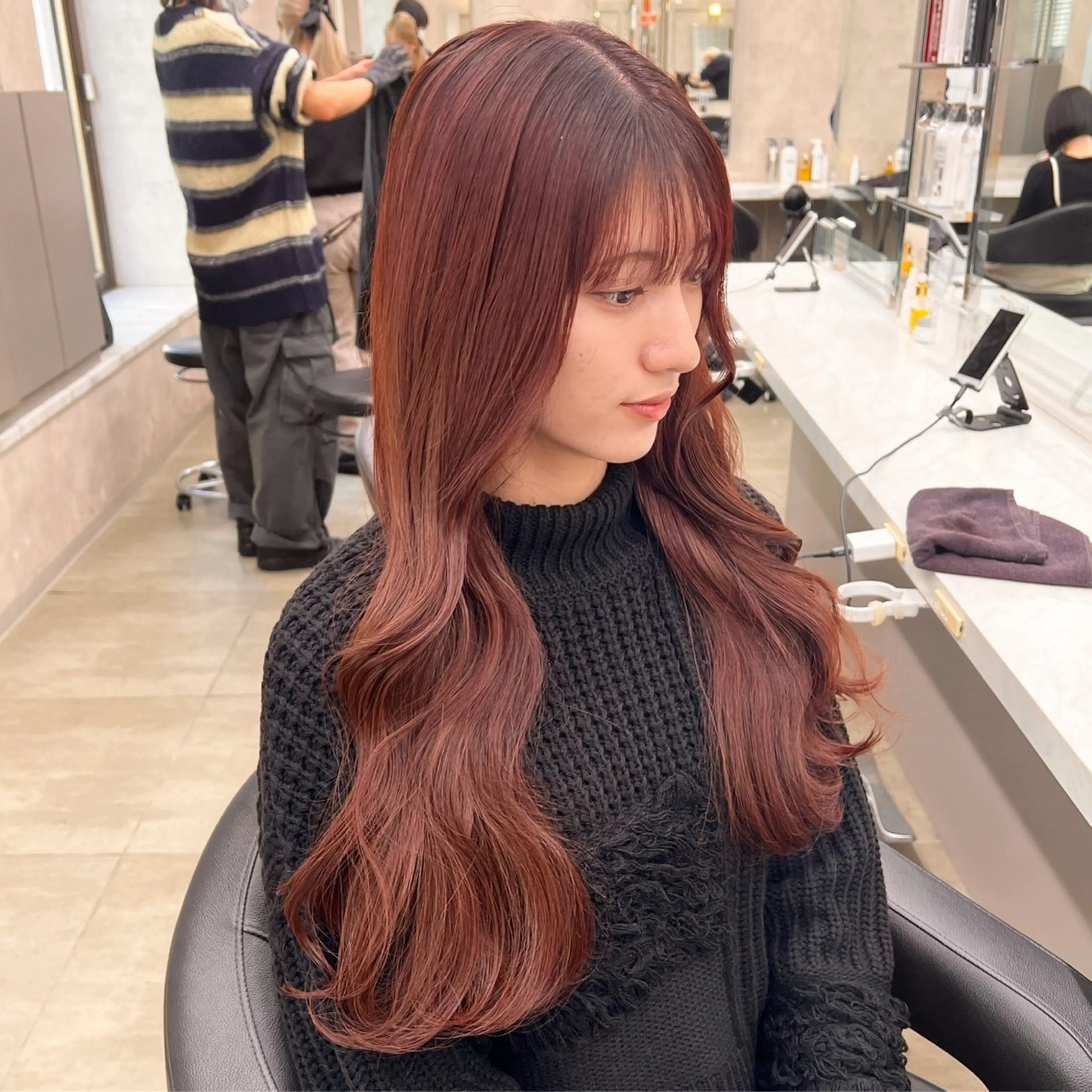 ロング カラー 💖札幌カラー 指名No.1💖玲奈のヘアスタイル