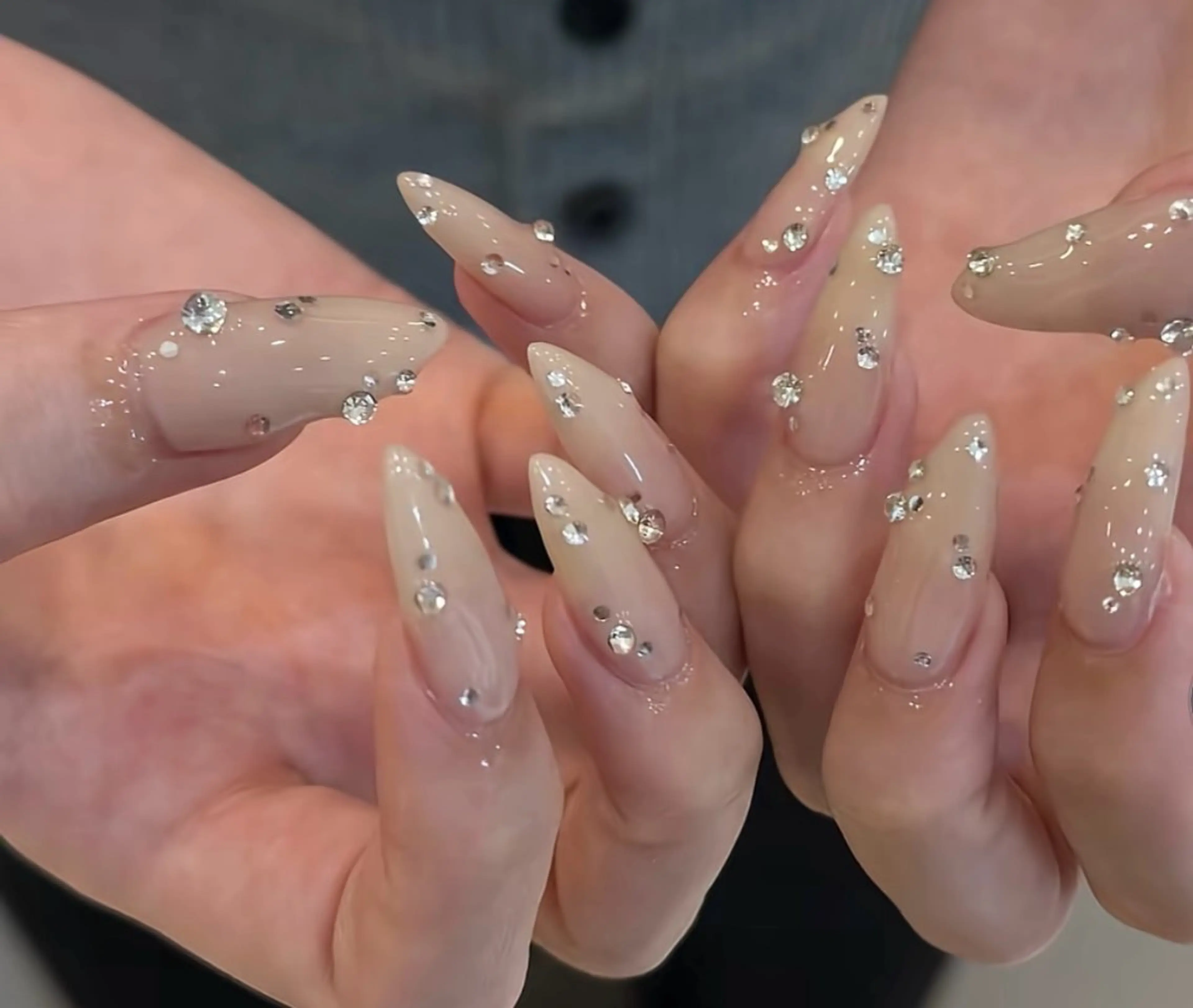 ネイル 長さ出し フットネイル ジェルネイル 韓国ネイル マグネットネイル YMT NailStudioのネイルデザイン