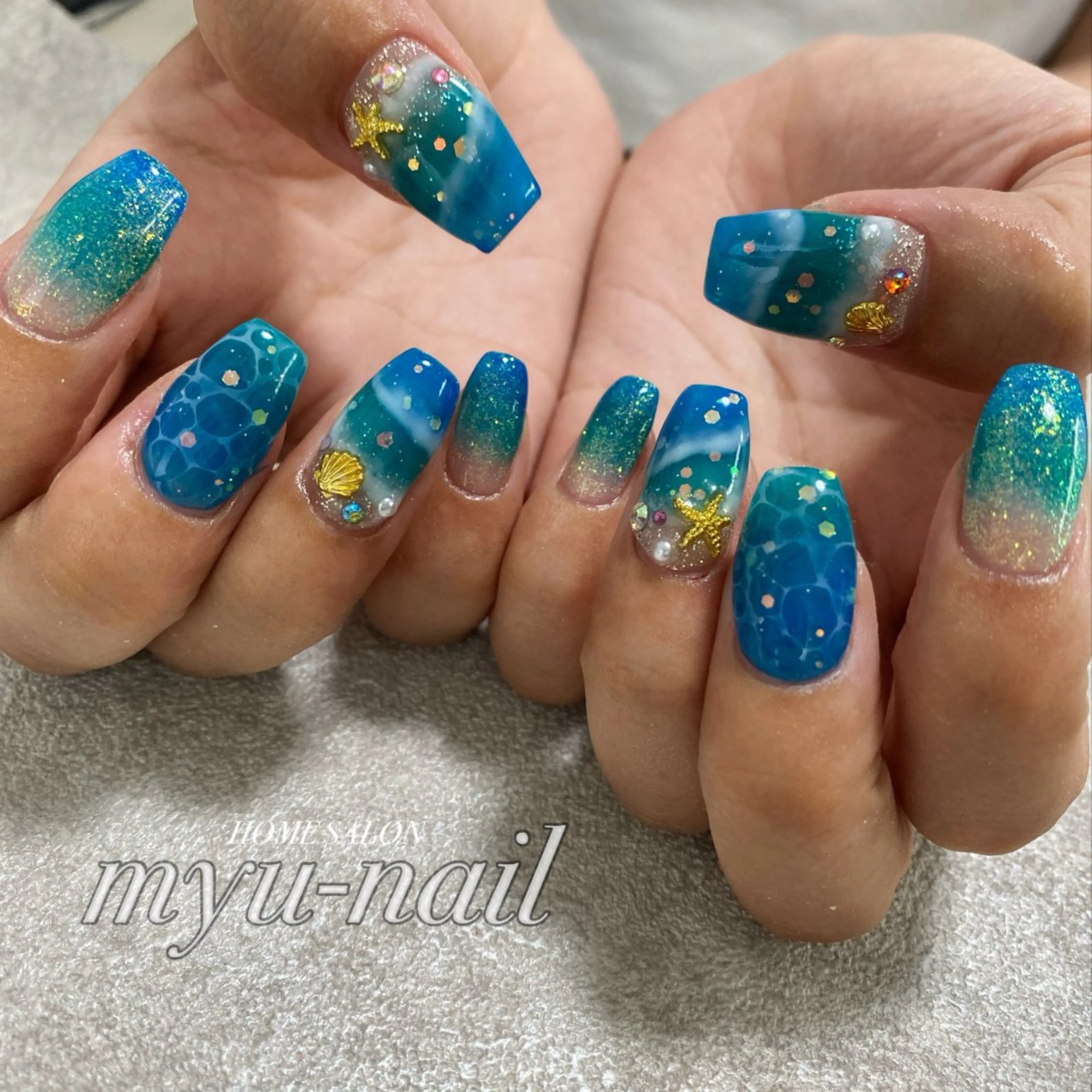 ネイル ホームサロン myu-nailのネイルデザイン