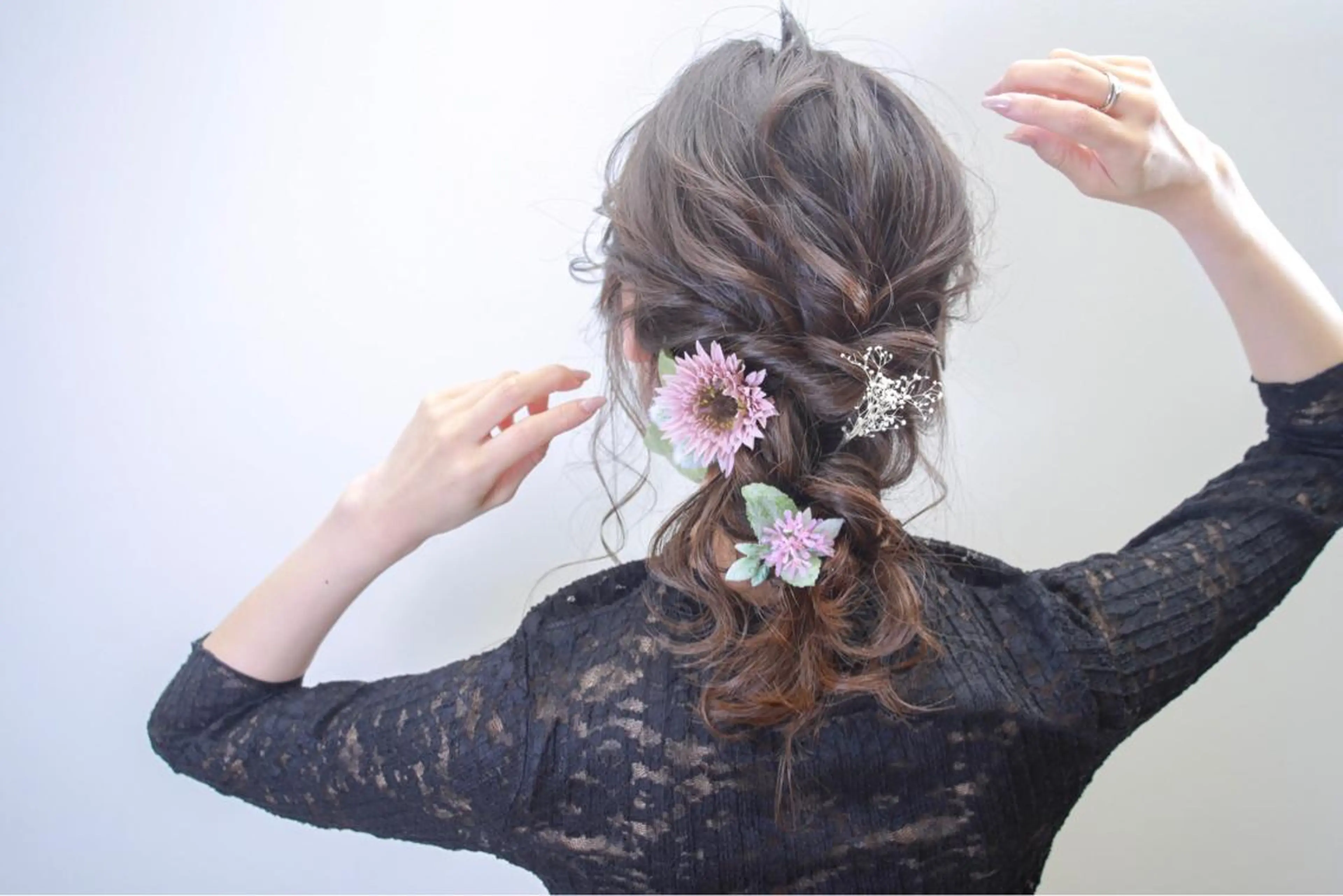 ロング カラー ヘアアレンジ 伊藤 裕貴のヘアスタイル