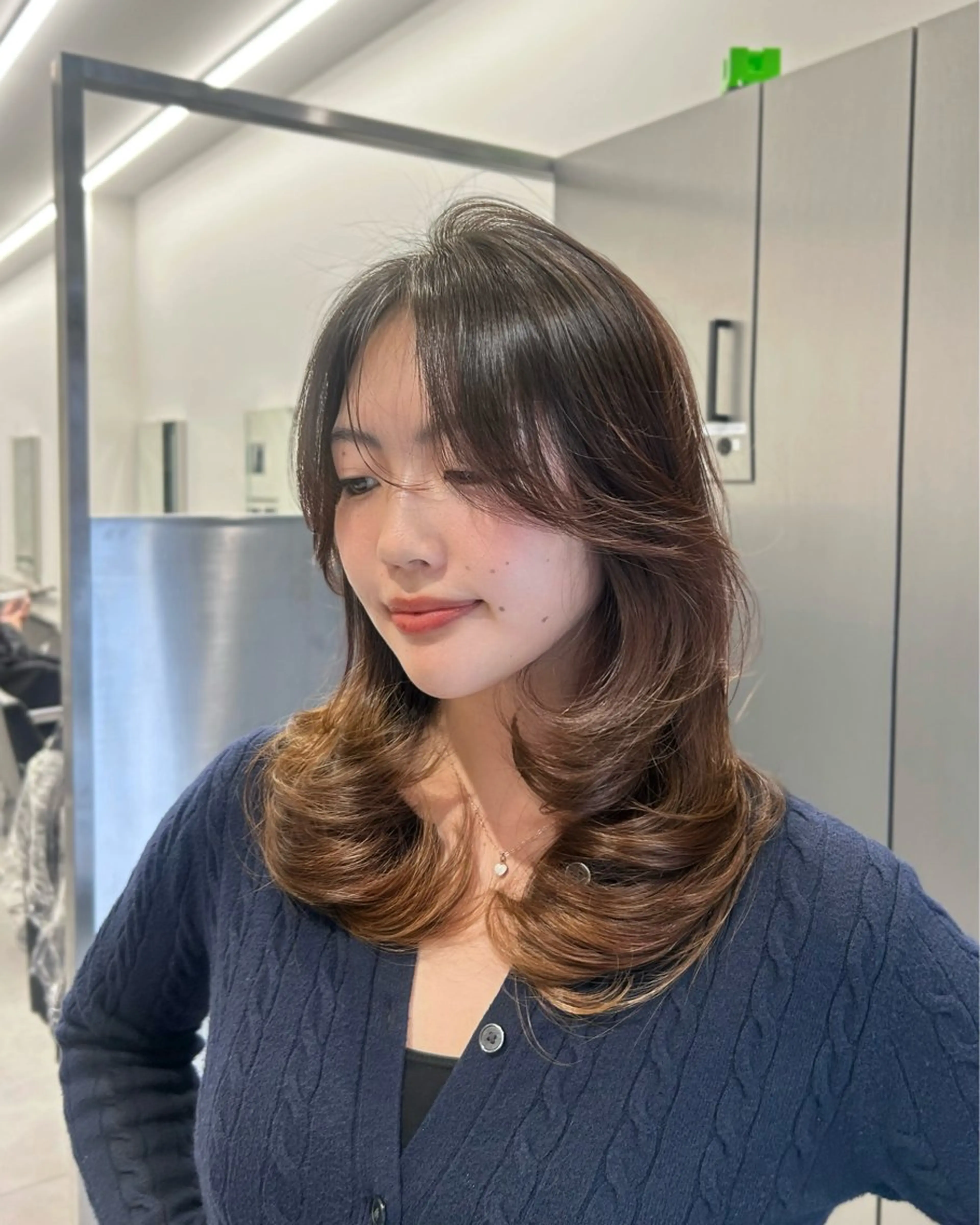 ロング レイヤーカット カット ヘアカラー 大人レイヤー/艶美髪 🇺🇸TOMONAのヘアスタイル