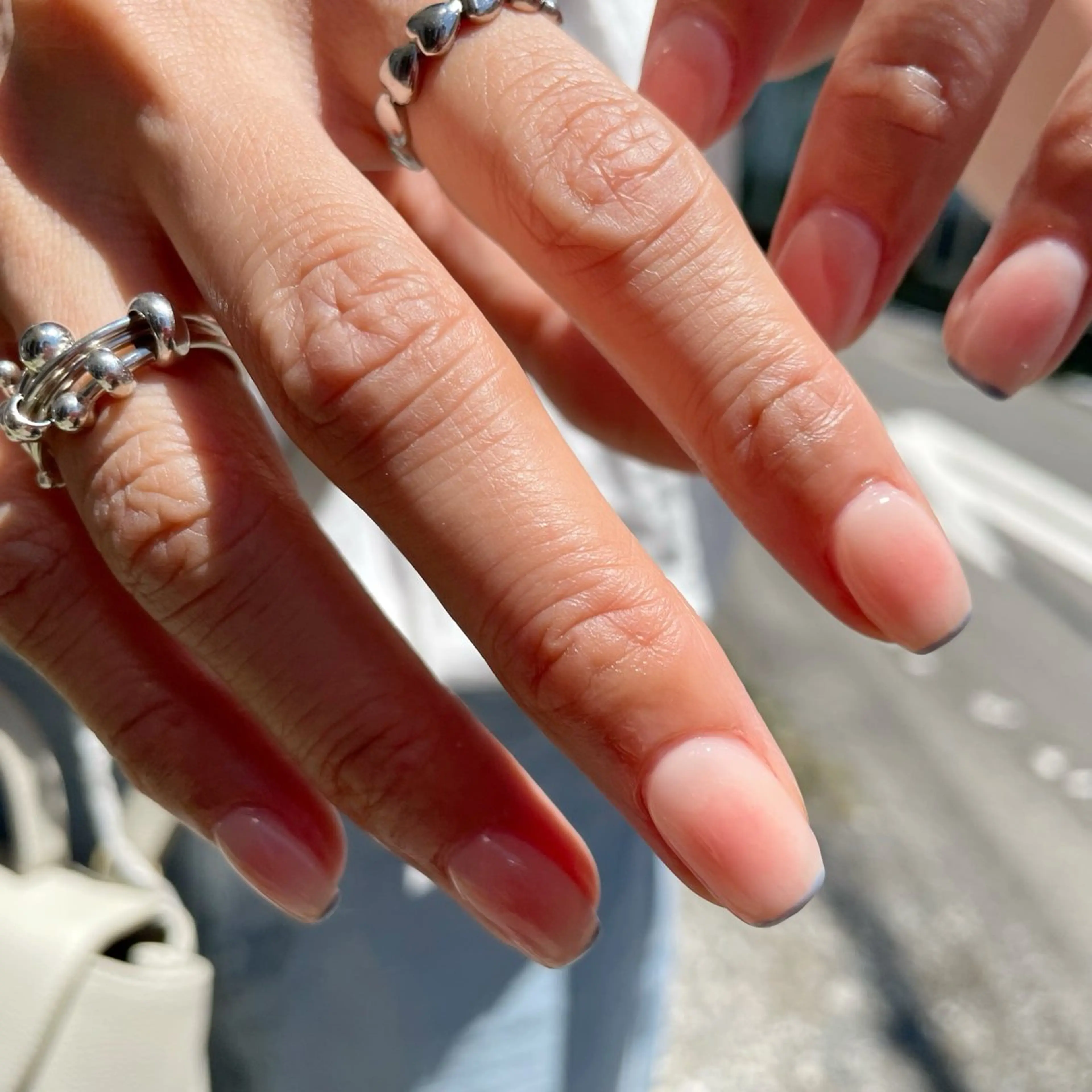 ネイル チークネイル フレンチネイル jeu nail.のネイルデザイン