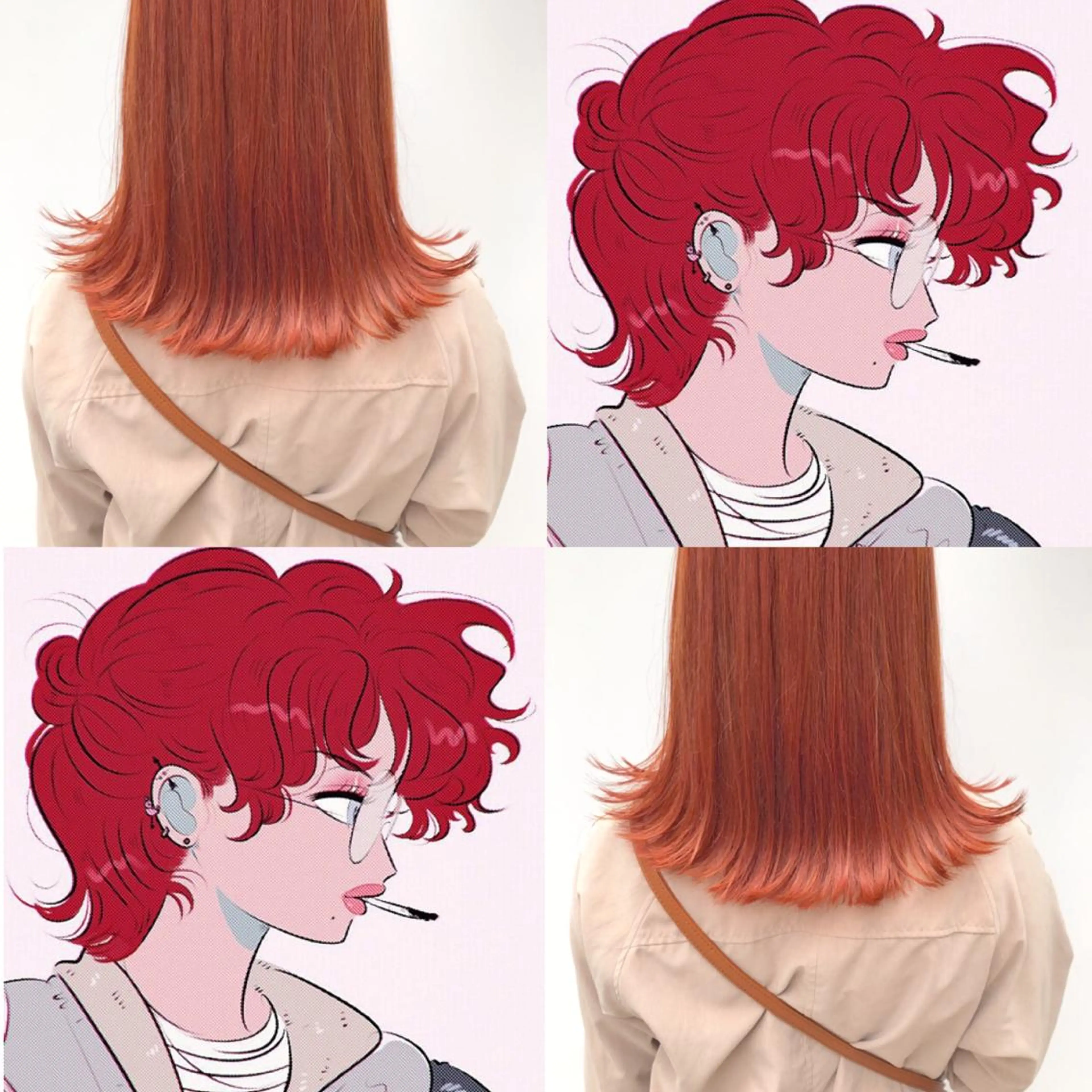 ミディアム 天神レイヤーカット No.1💖マユカのヘアスタイル