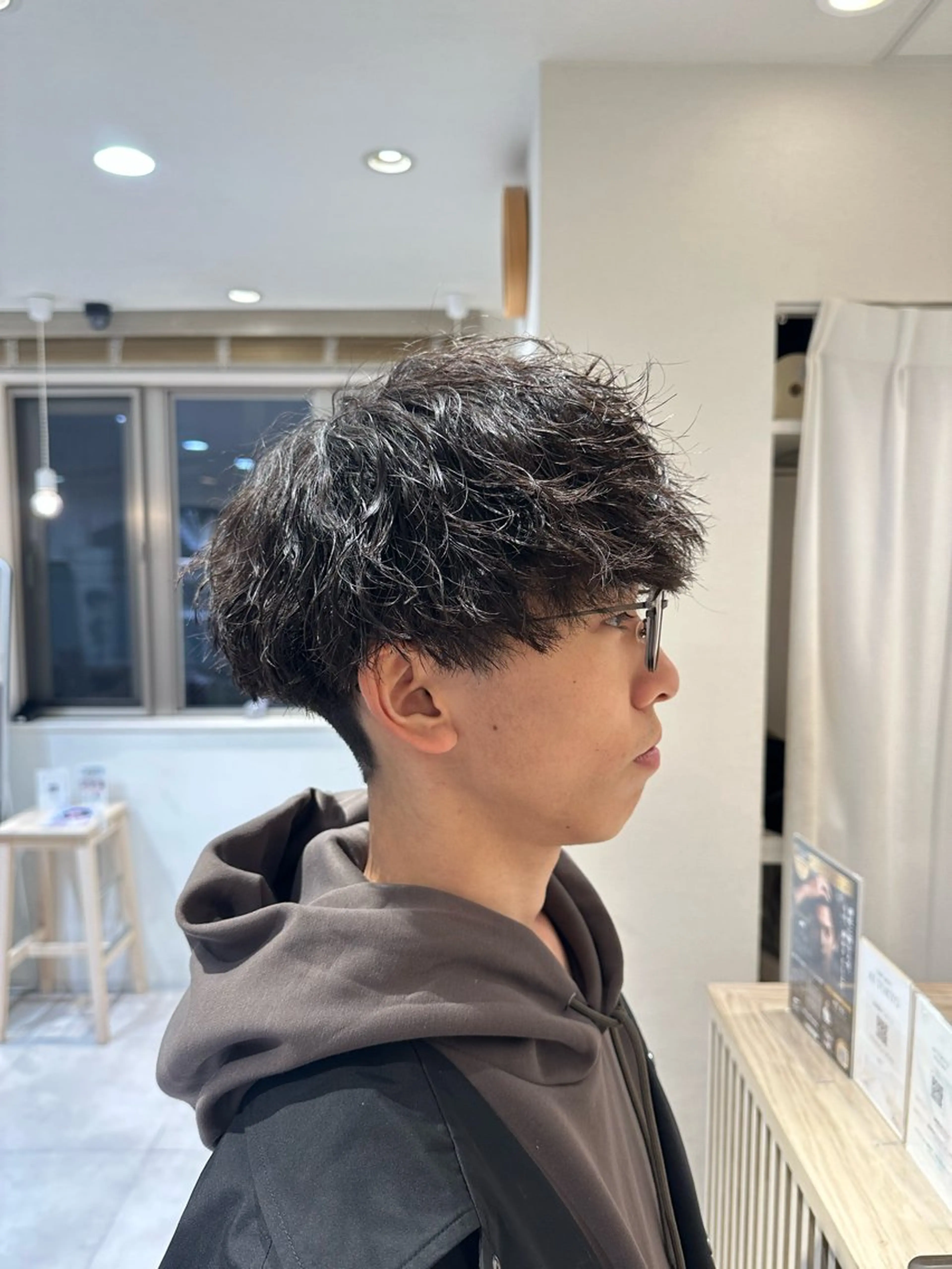 パーマ メンズ カット パーマ トリートメント AI TOKYO  men's 横浜所属・【パーマの達人】 💎メンズ特化🔥徹のヘアスタイル