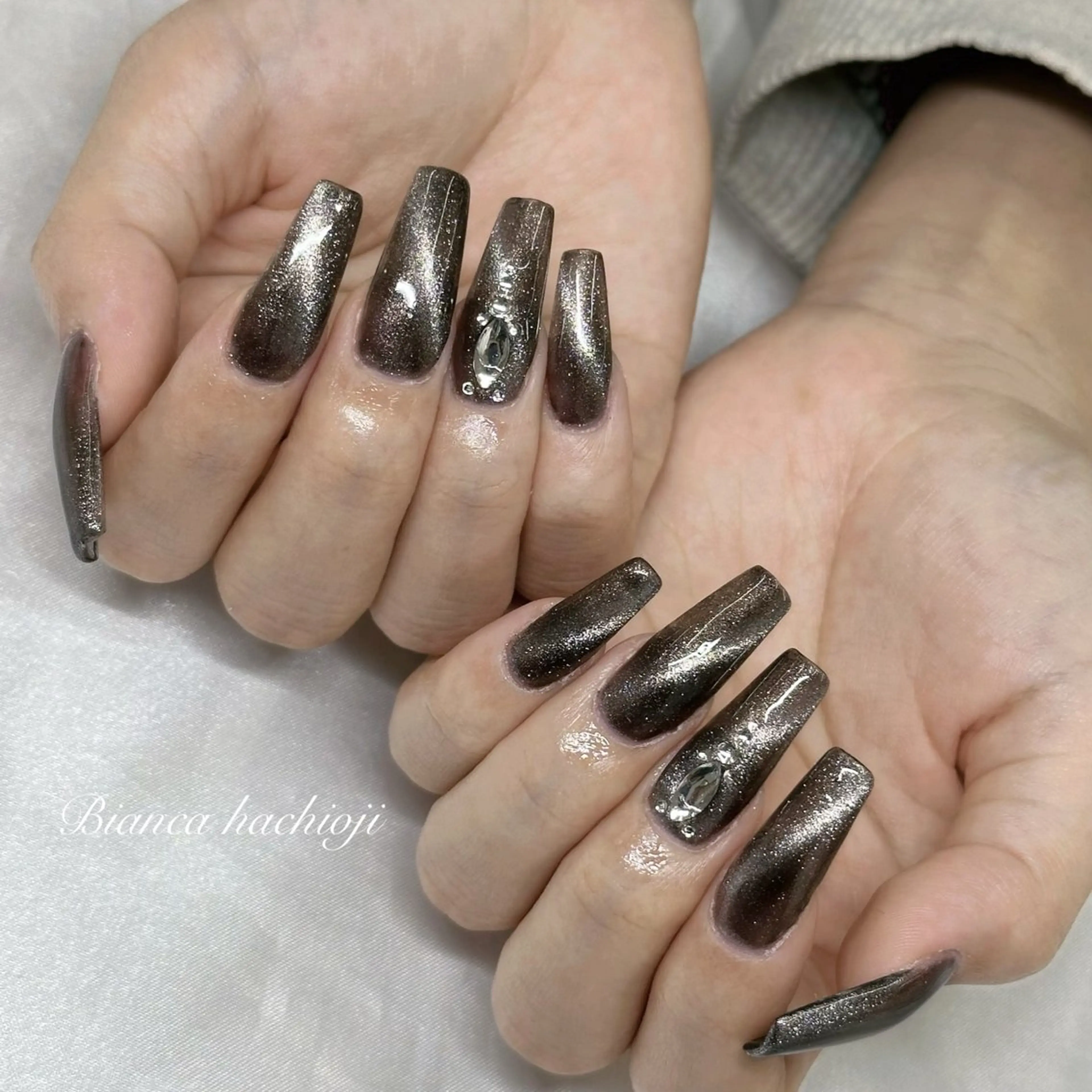 ネイル スカルプネイル Bianca🦋 AIRAのネイルデザイン