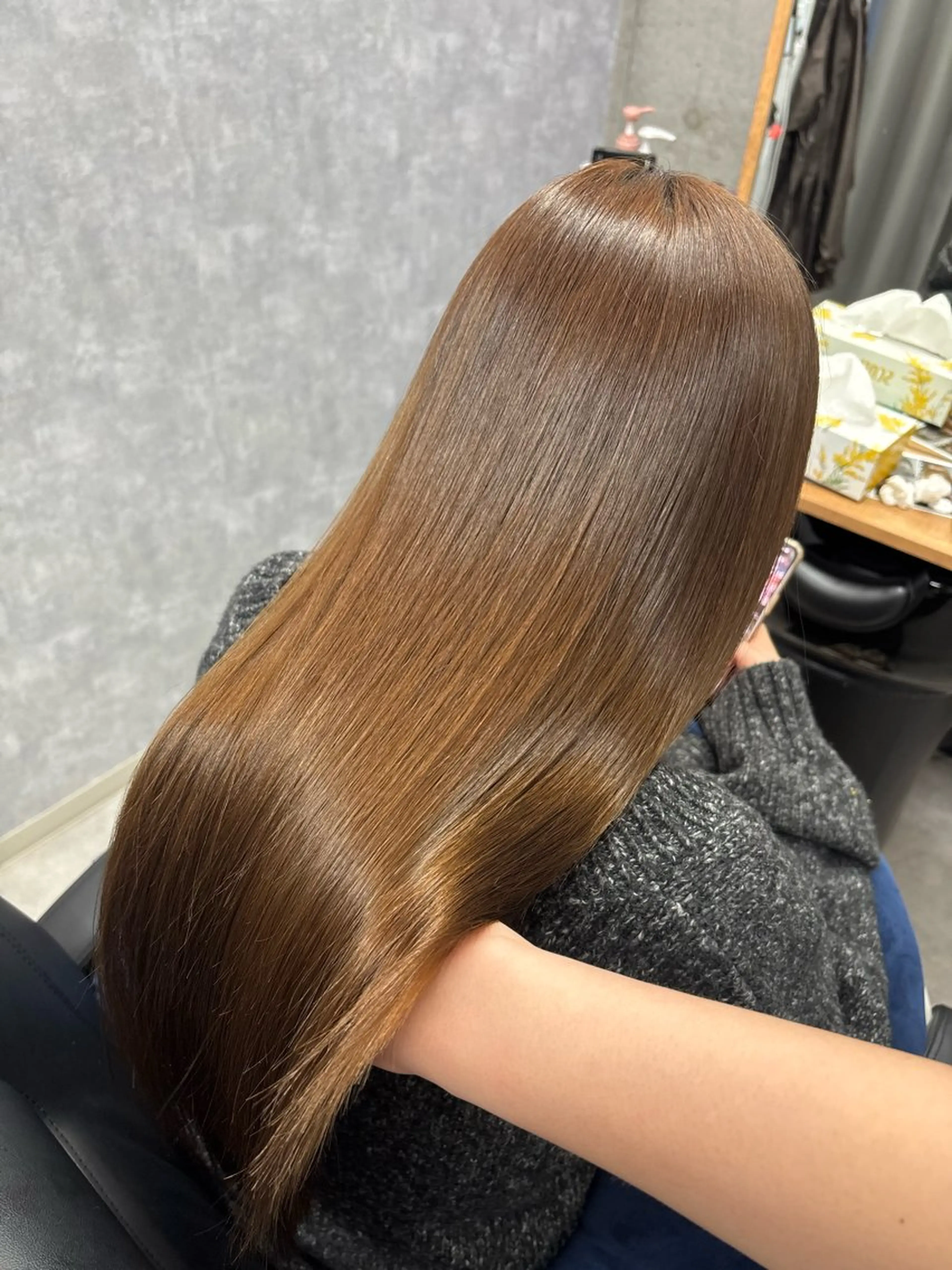 ロング カット ヘアカラー トリートメント 為谷莉世/ハイトーン /大宮のヘアスタイル