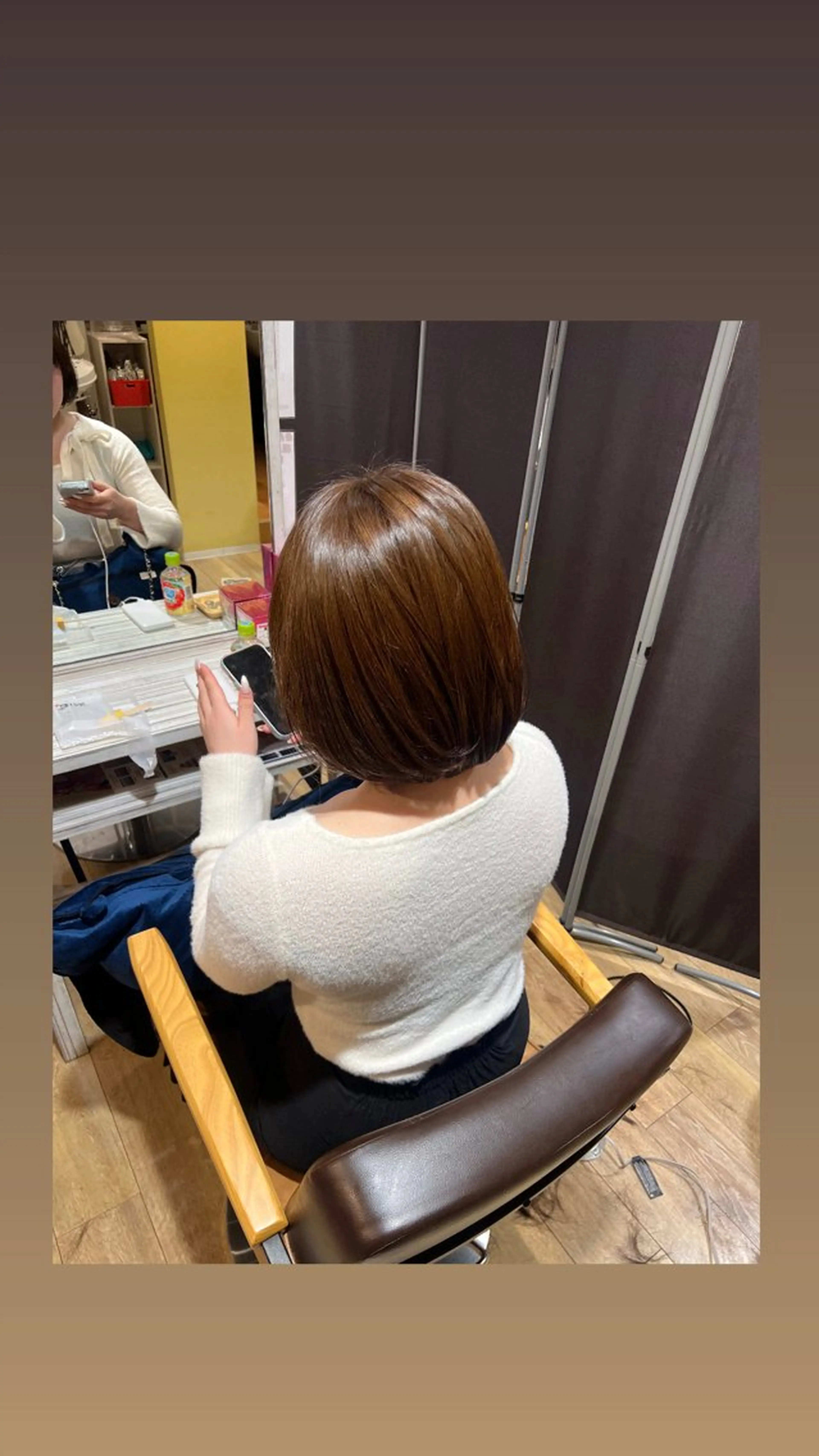 ショート カラー カット ヘアカラー トリートメント 三浦 吏恵のヘアスタイル