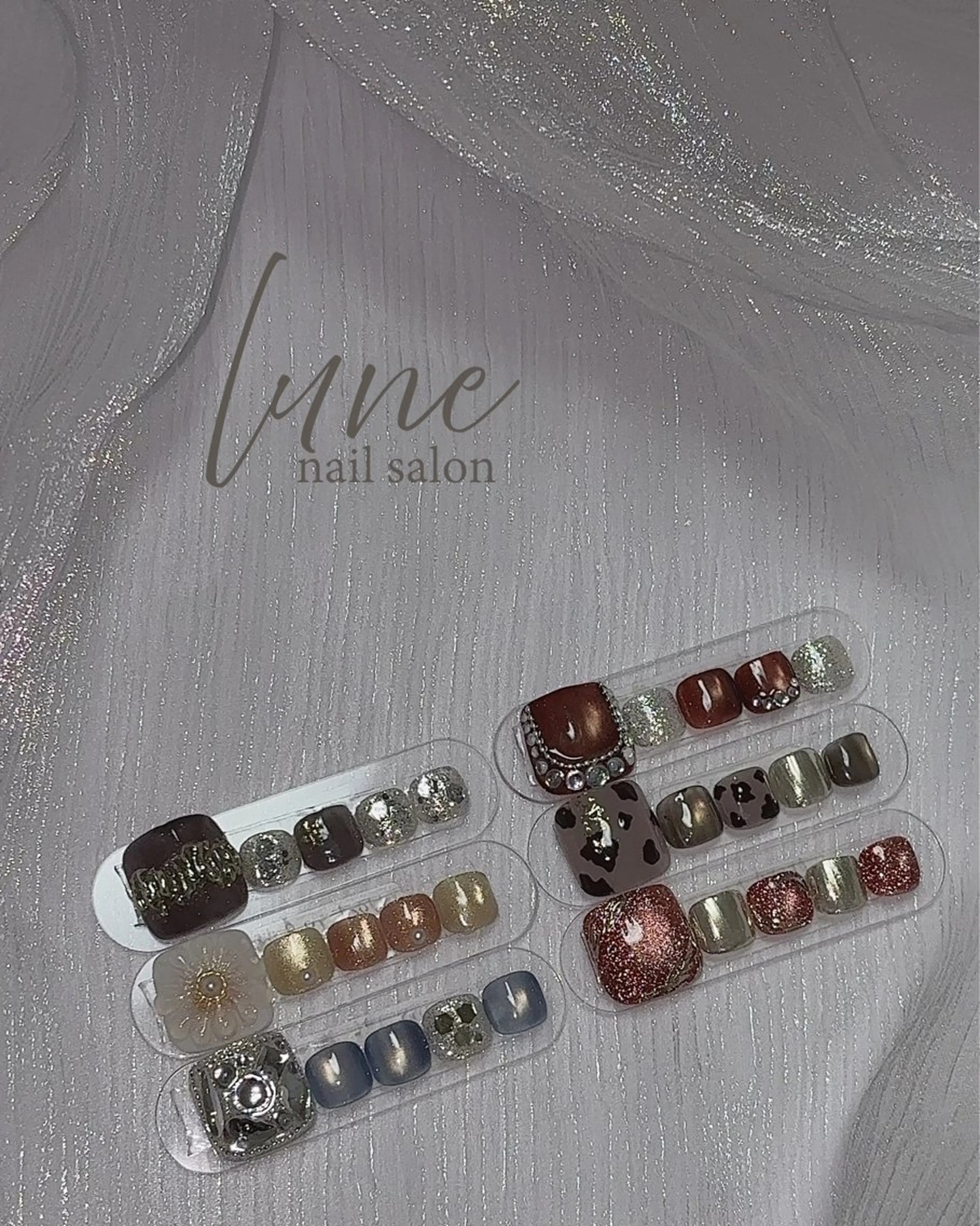 ネイル フットネイル nail salon luneのネイルデザイン
