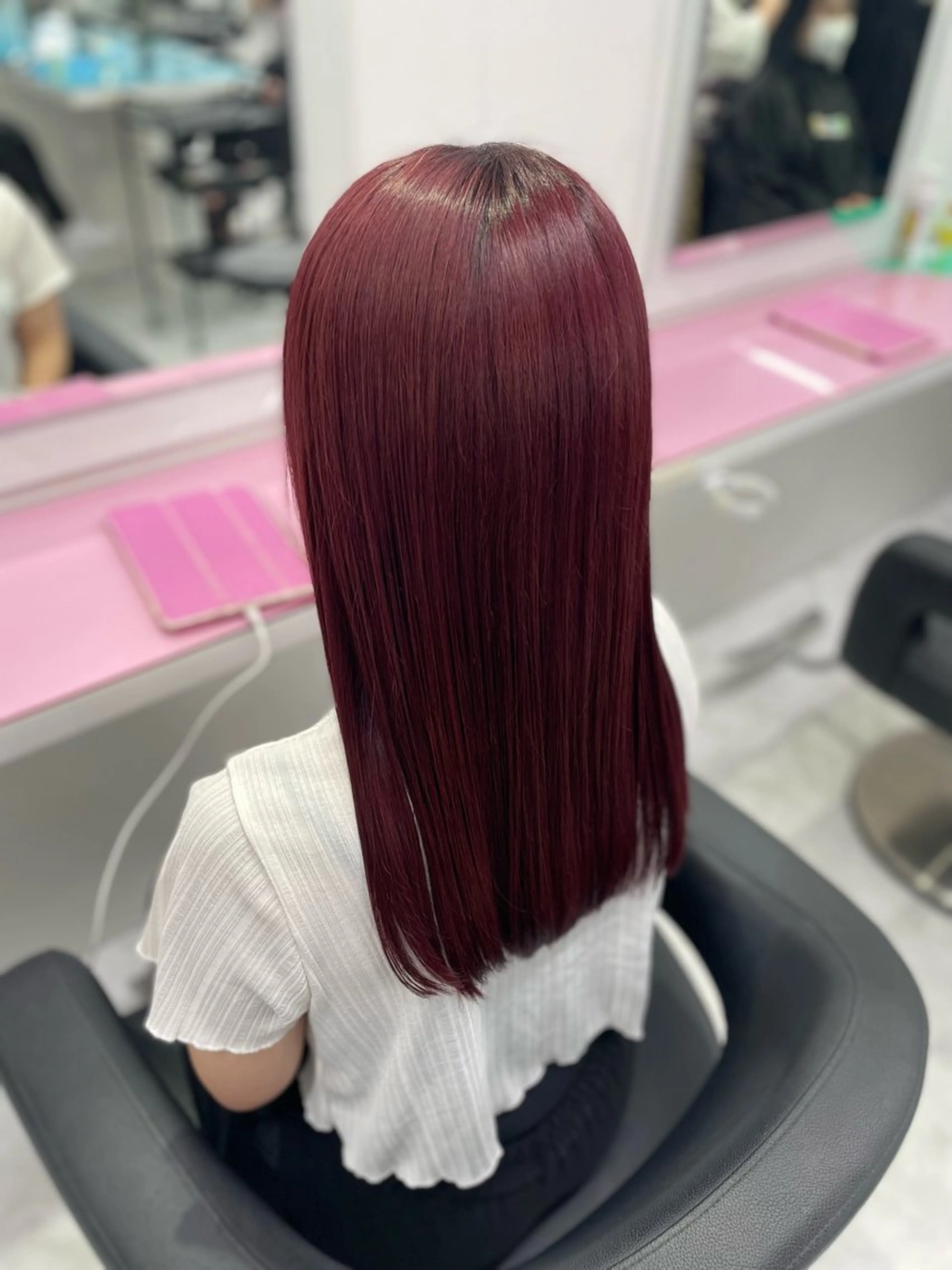ロング カラー ヘアアレンジ えびけん/色落ちまで 可愛い♥️のヘアスタイル