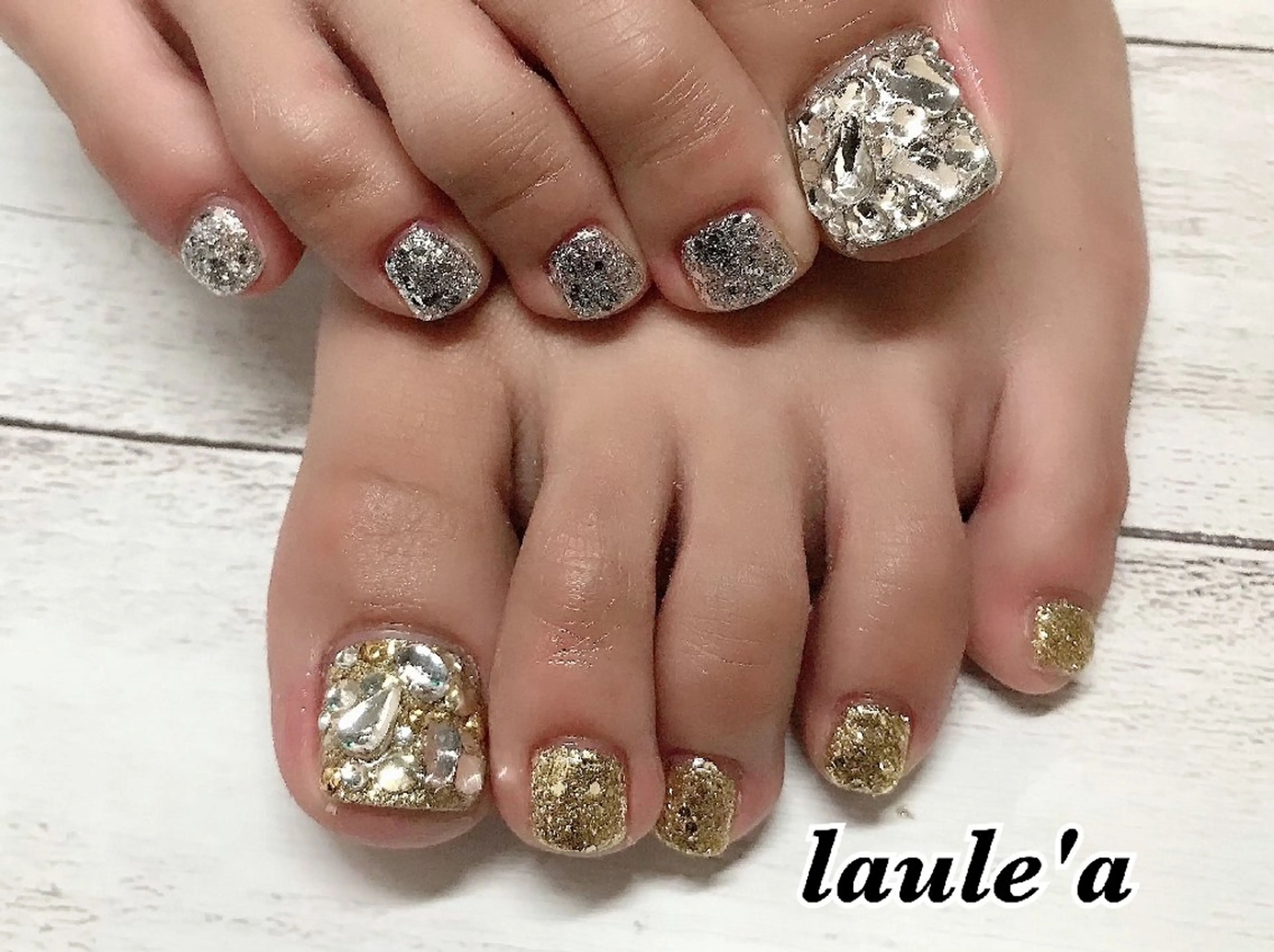 ネイル フットネイル Rグループ felizのネイルデザイン