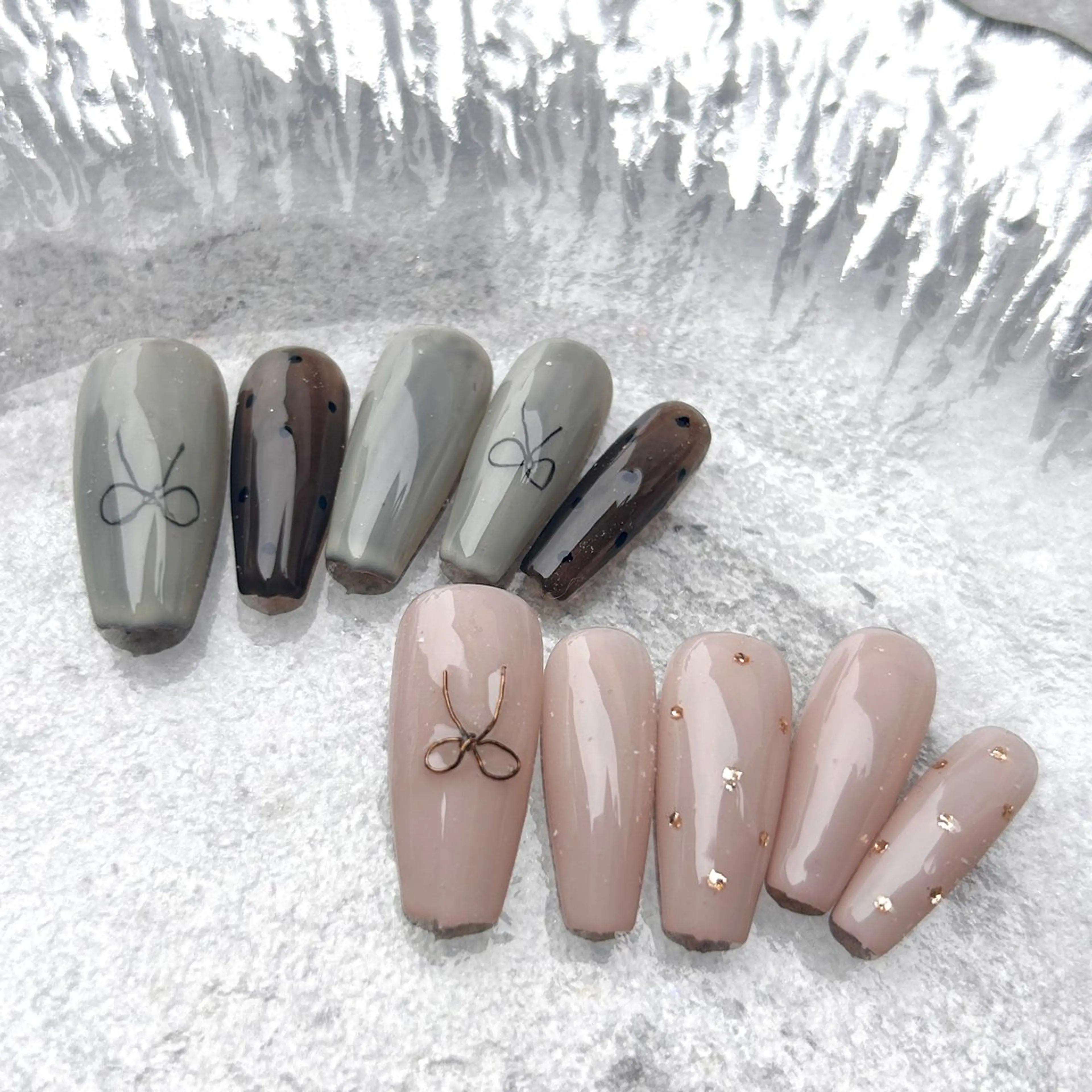 ネイル Ray. ／綺麗目ニュアンスのネイルデザイン