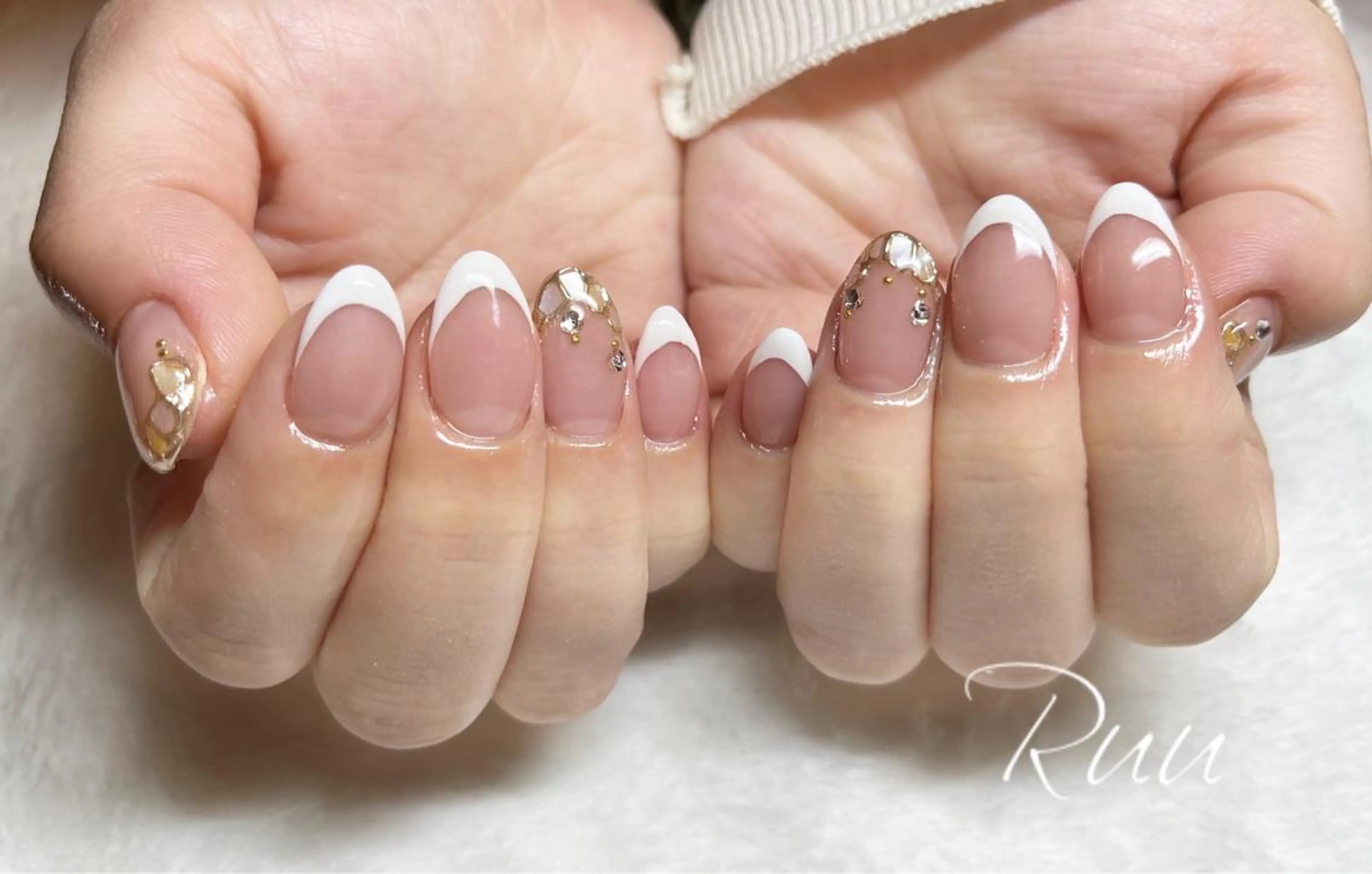 ネイル アートネイル フットネイル フレンチネイル キラキラネイル 韓国ネイル Nail salon Ruuのネイルデザイン