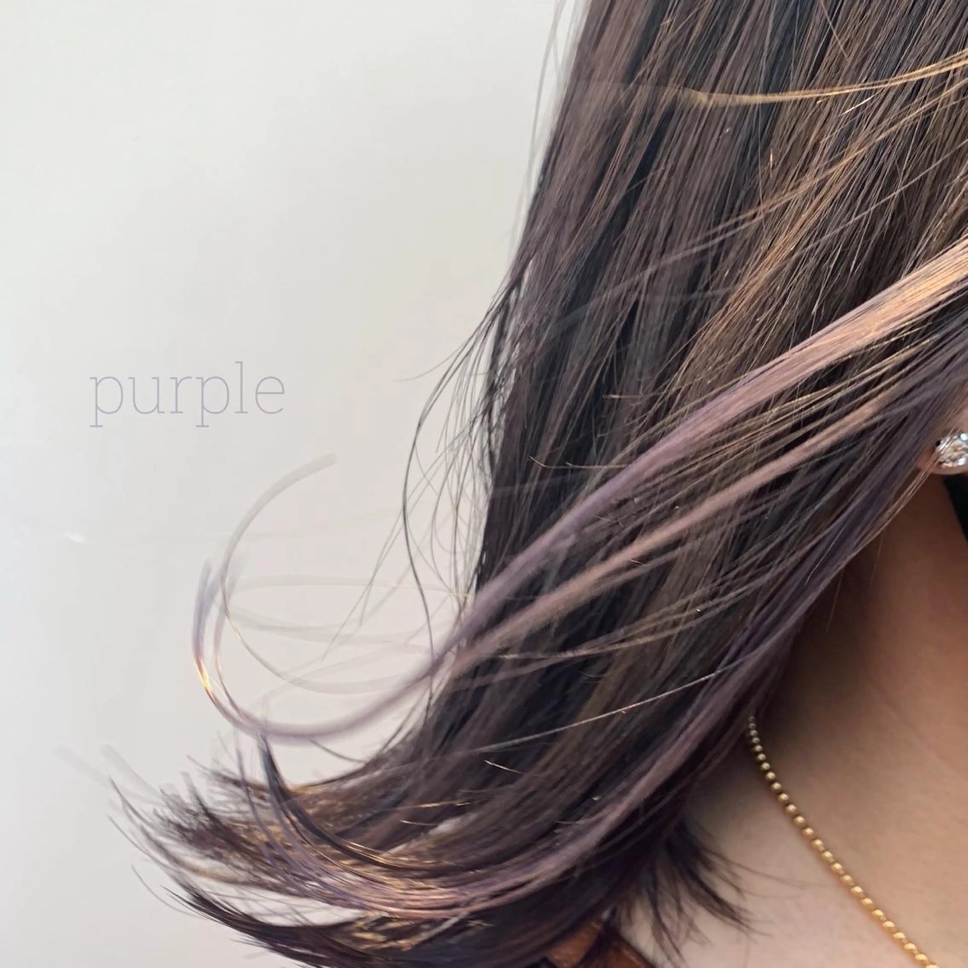 ミディアム カラー RINA🧤 デザインとボブのヘアスタイル